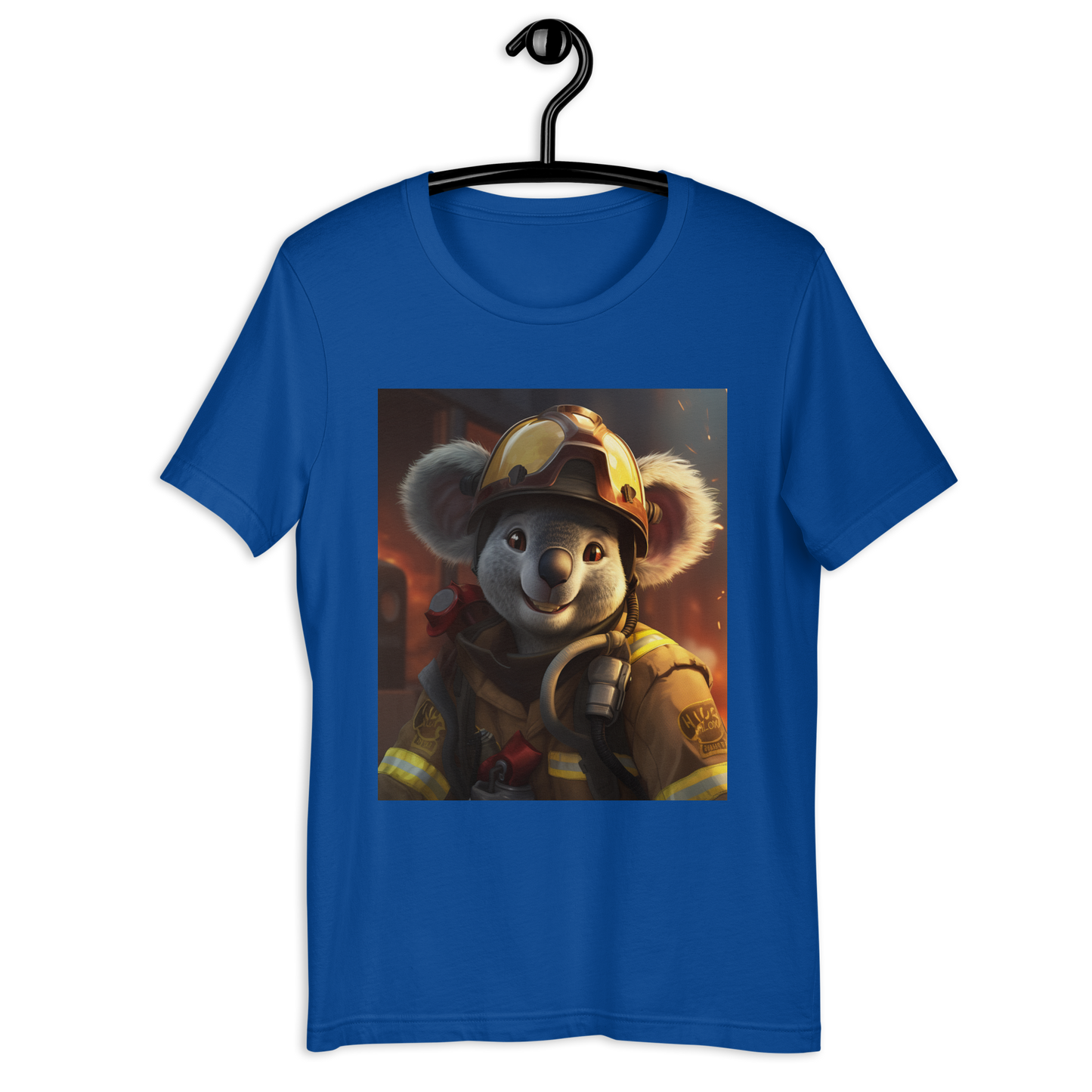 Koala Firefighter Unisex t-shirt