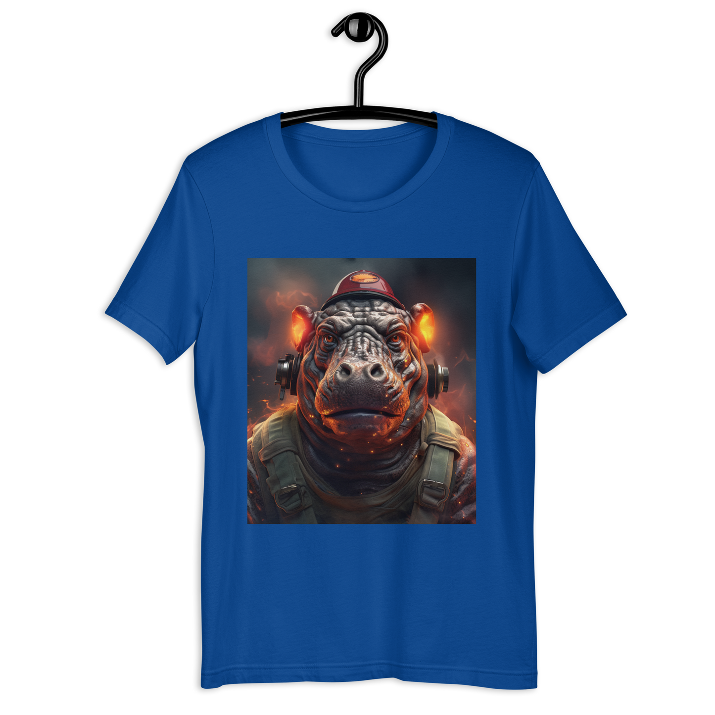 Hippo Firefighter Unisex t-shirt