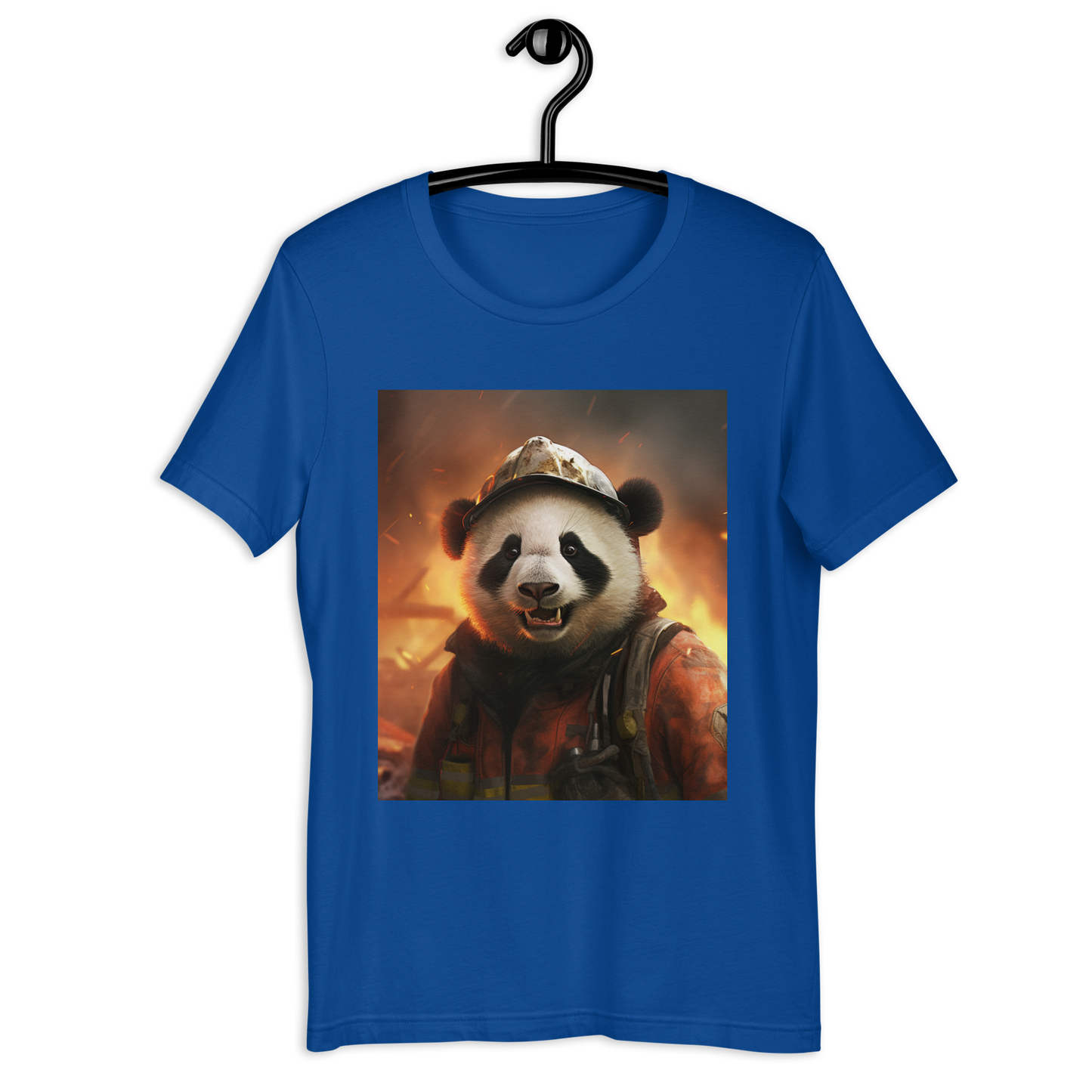 Panda Firefighter Unisex t-shirt