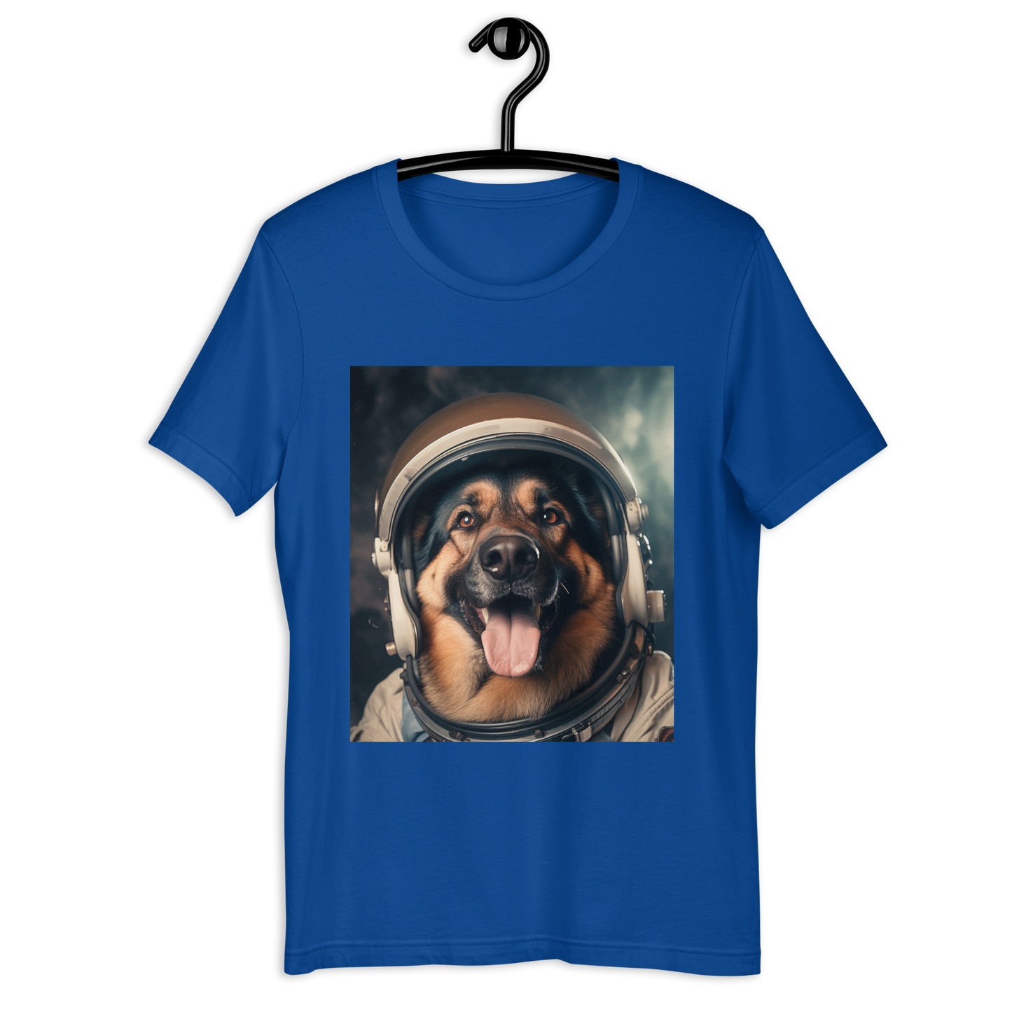 German Shepherd Astronaut Unisex t-shirt