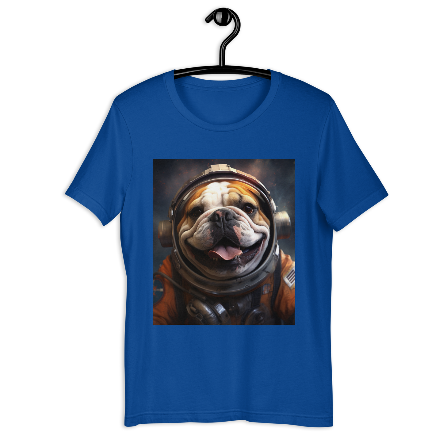 Bulldog Astronaut Unisex t-shirt