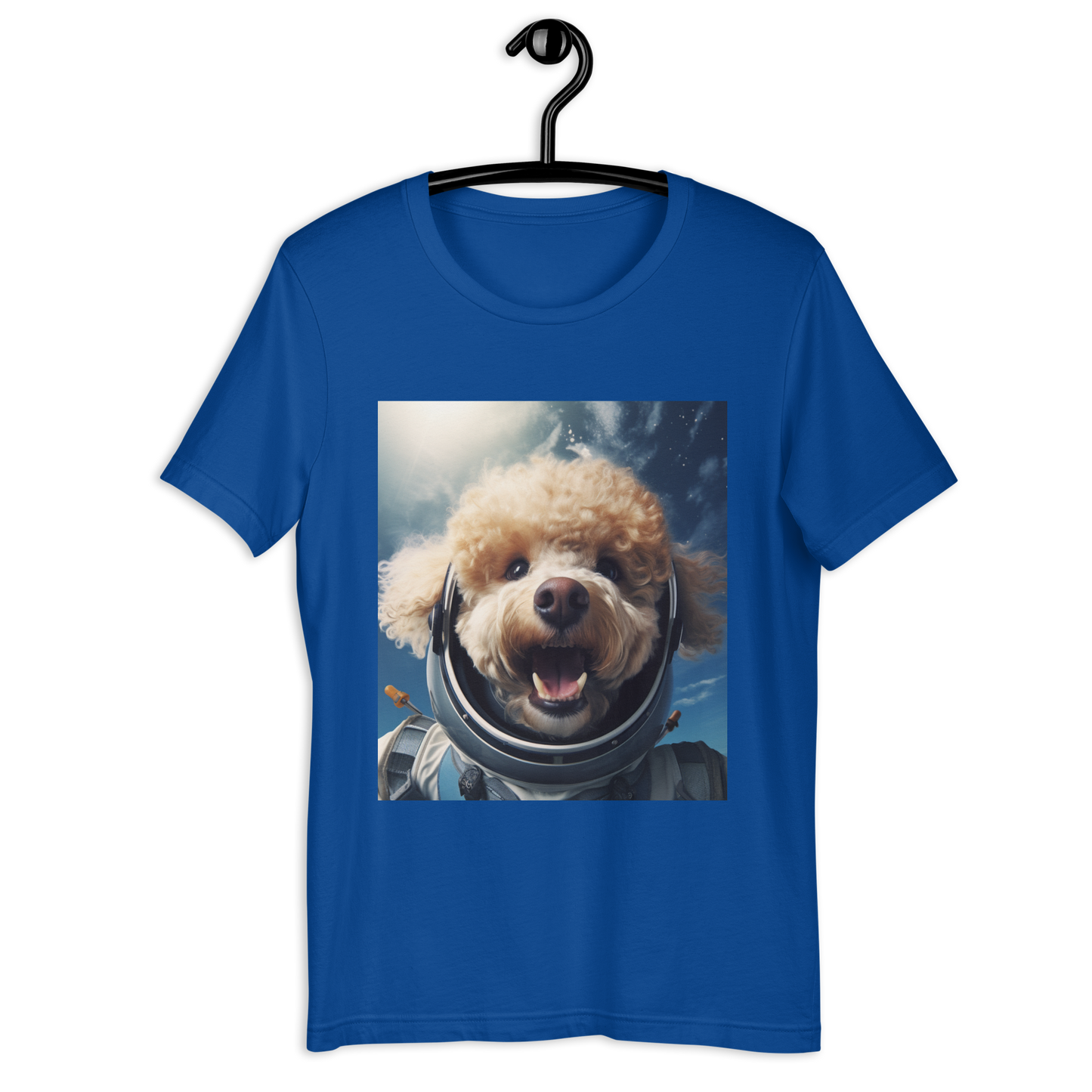 Poodle Astronaut Unisex t-shirt