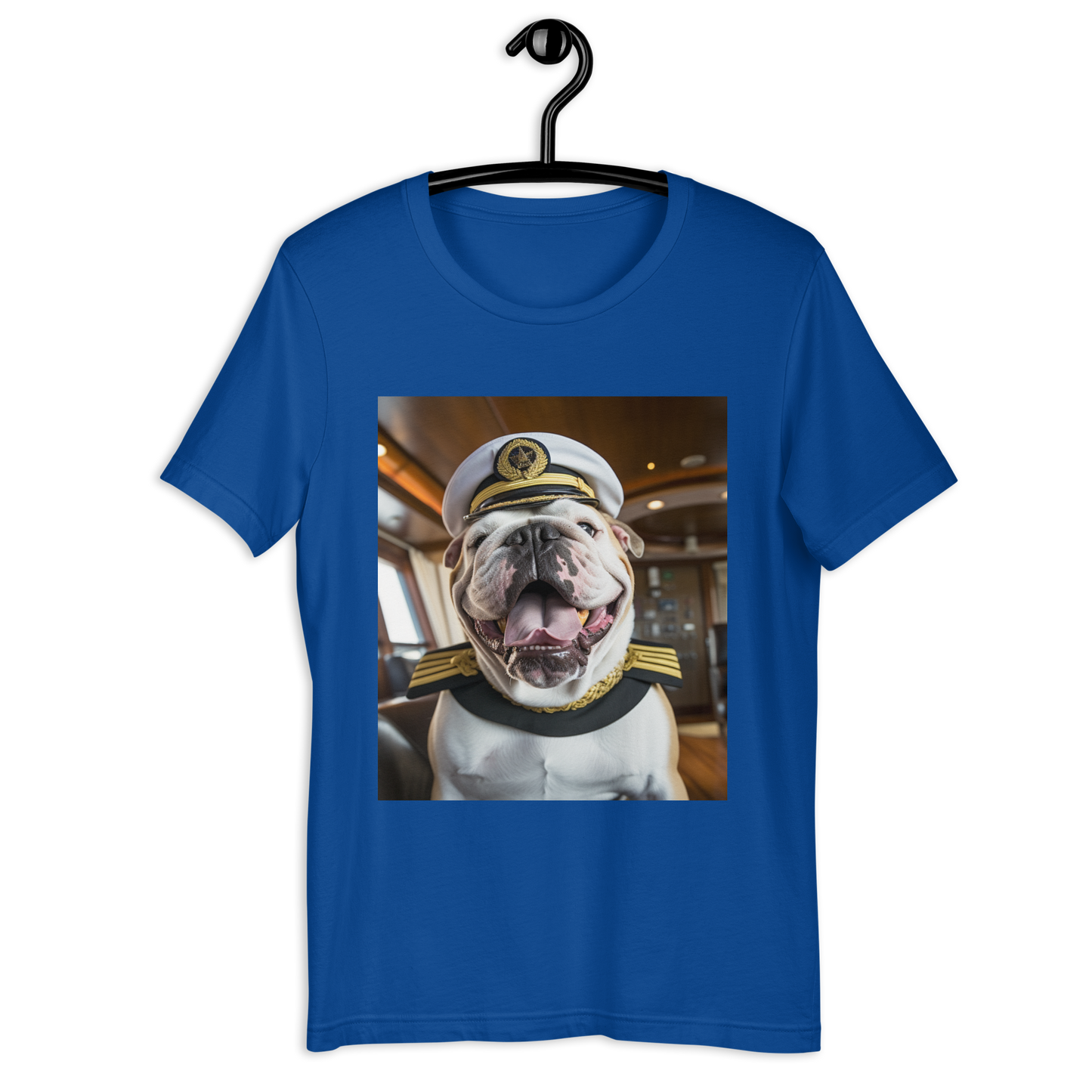 Bulldog CruiseShipCaptain Unisex t-shirt