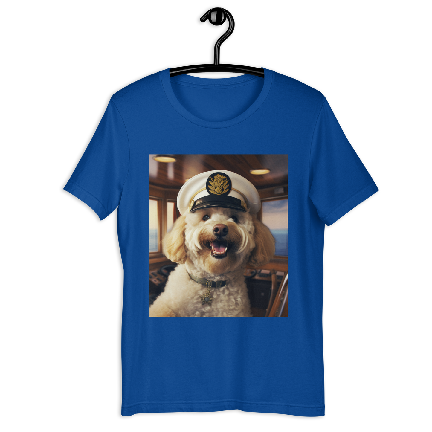 Poodle CruiseShipCaptain Unisex t-shirt