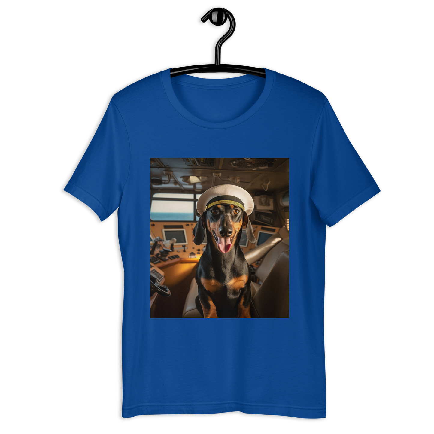 Dachshund CruiseShipCaptain Unisex t-shirt