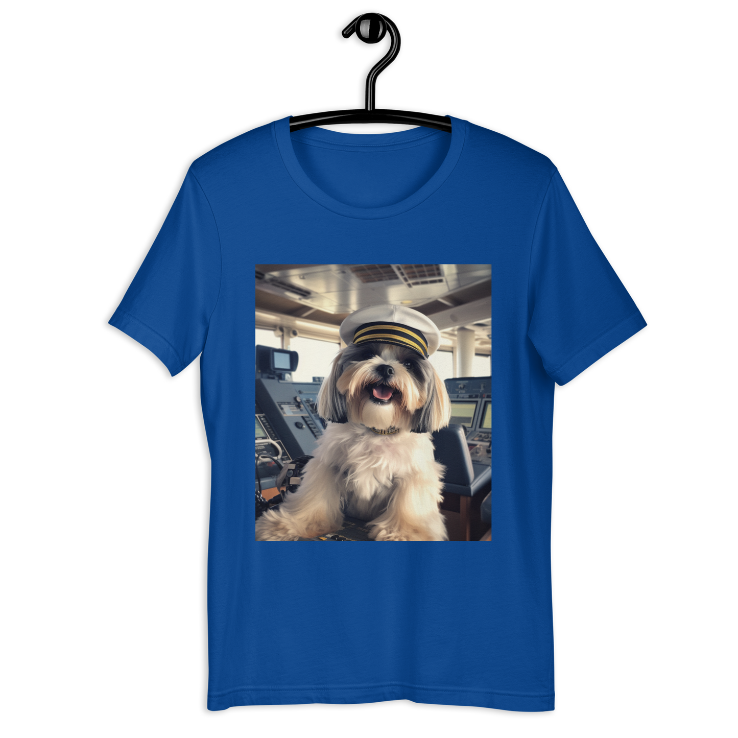 Shih Tzu CruiseShipCaptain Unisex t-shirt