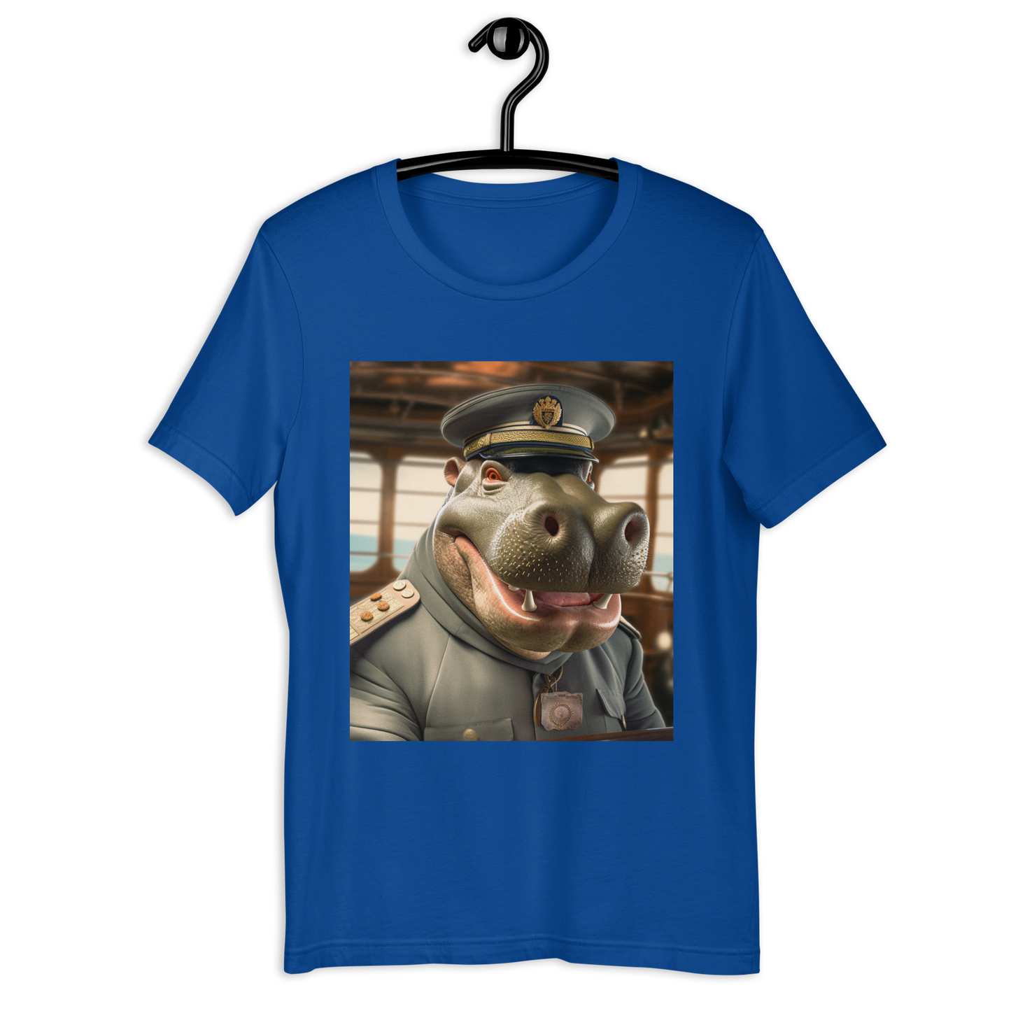 Hippo CruiseShipCaptain Unisex t-shirt