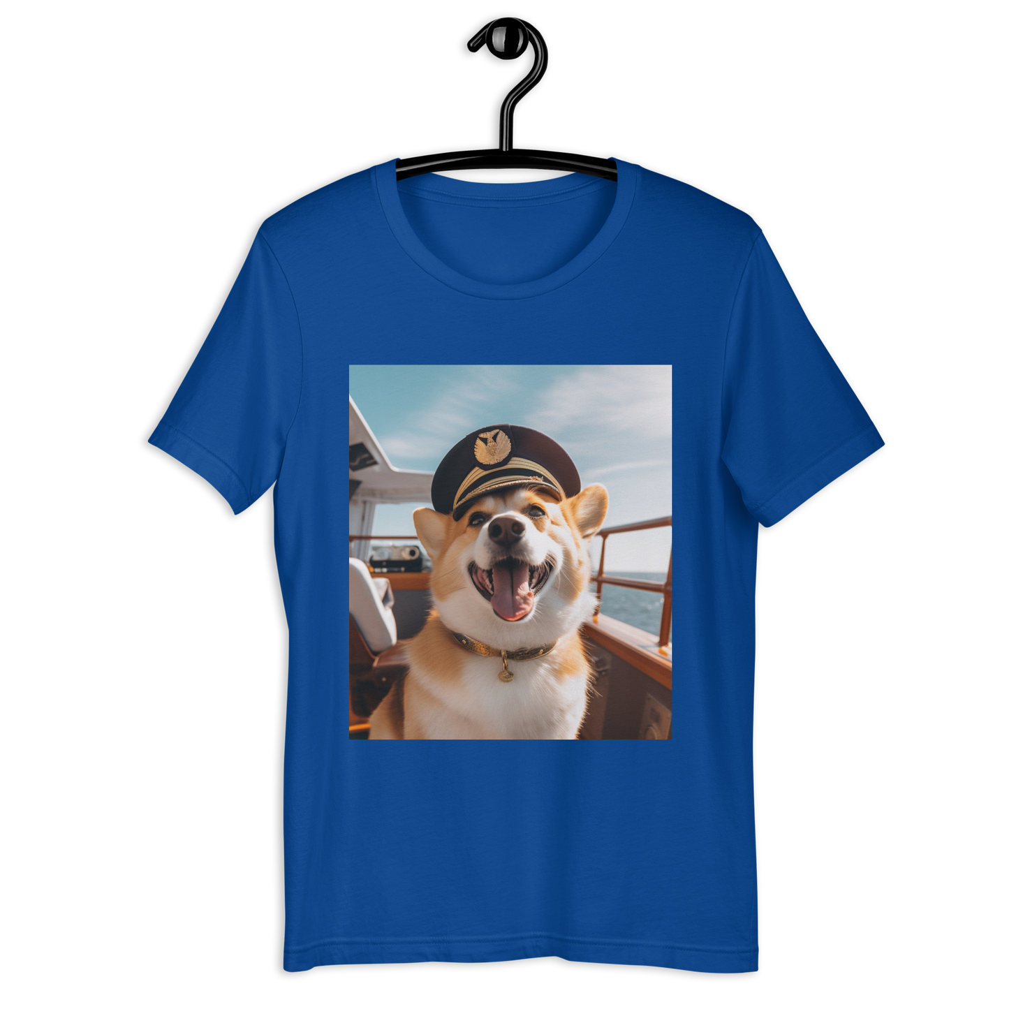 Pembroke Welsh Corgi CruiseShipCaptain Unisex t-shirt