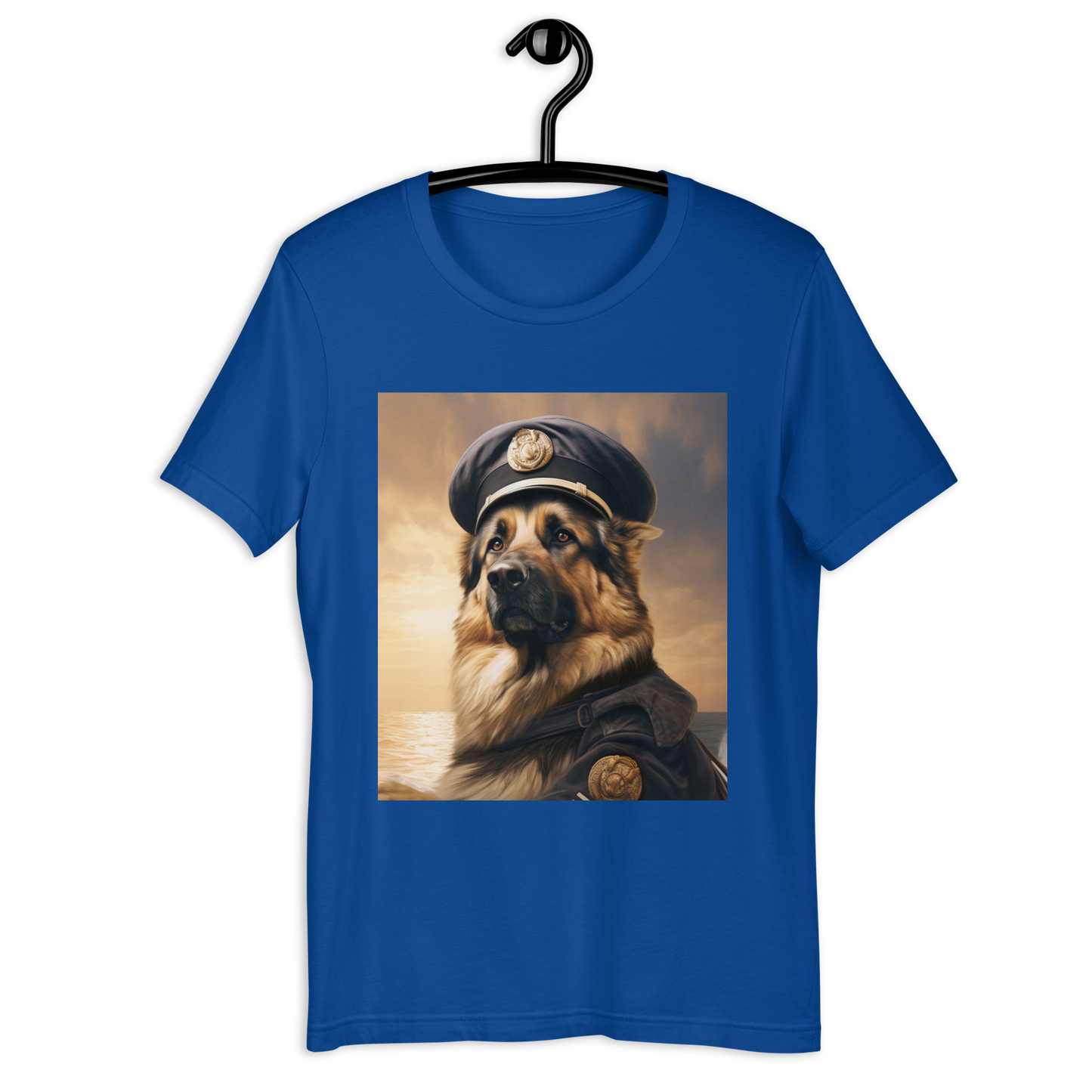 German Shepherd NavyOfficer Unisex t-shirt