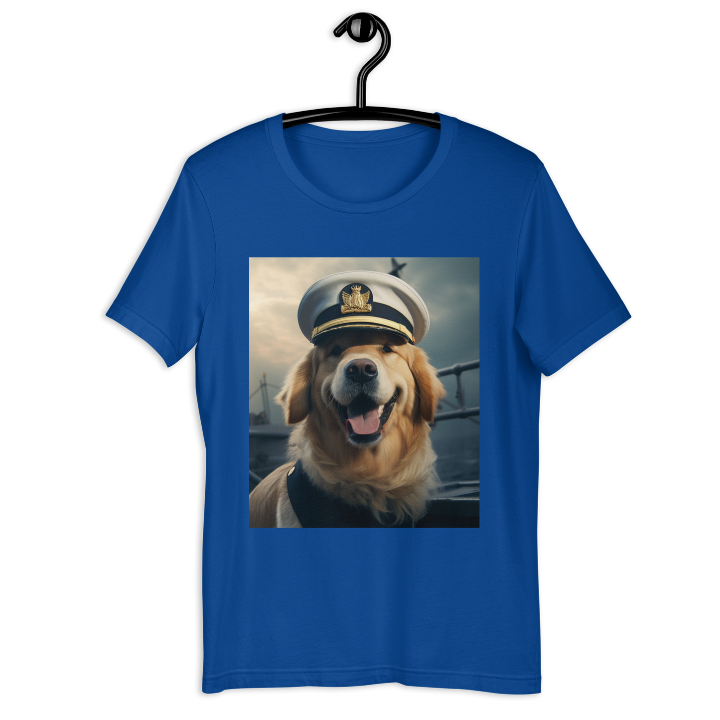 Golden Retriever NavyOfficer Unisex t-shirt