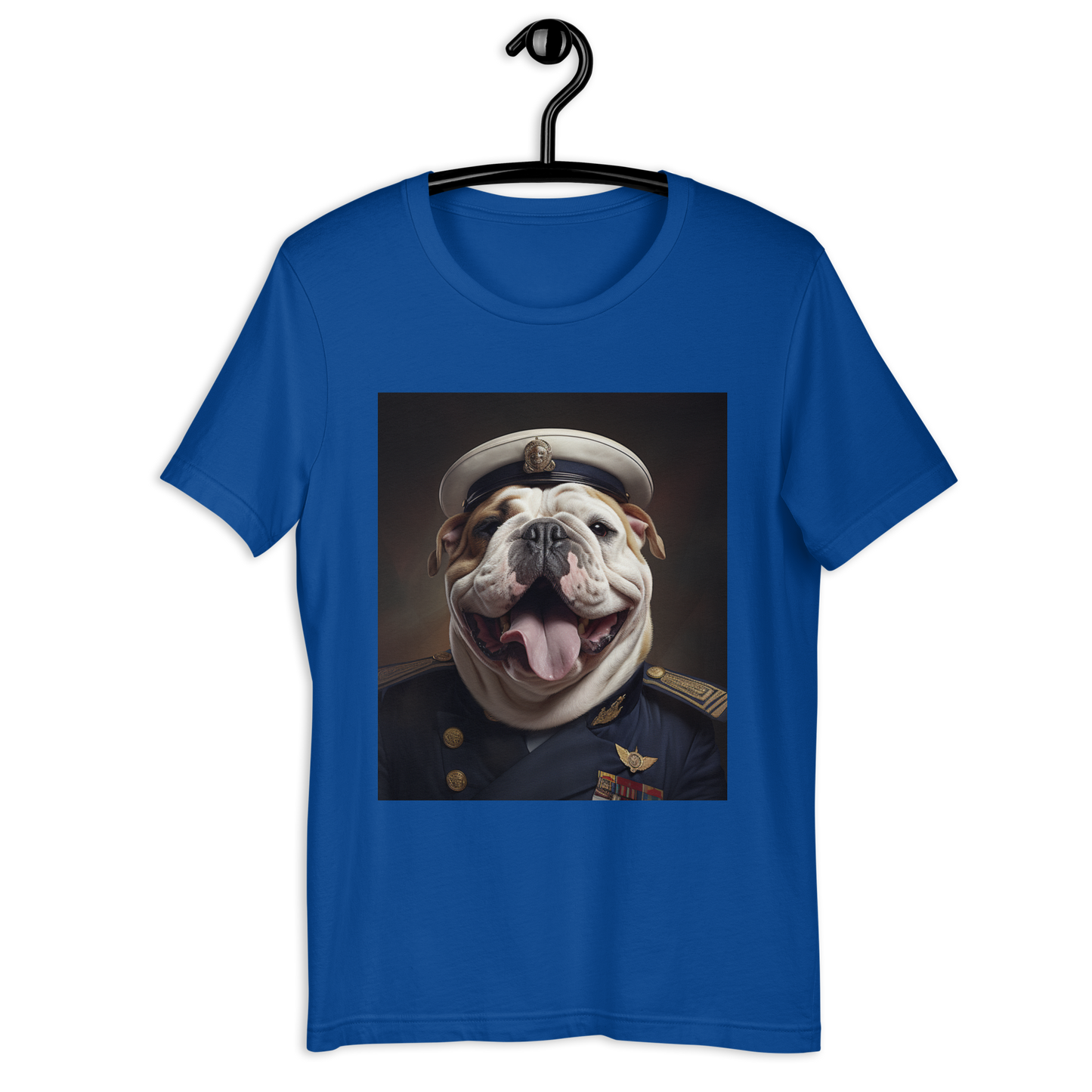 Bulldog NavyOfficer Unisex t-shirt