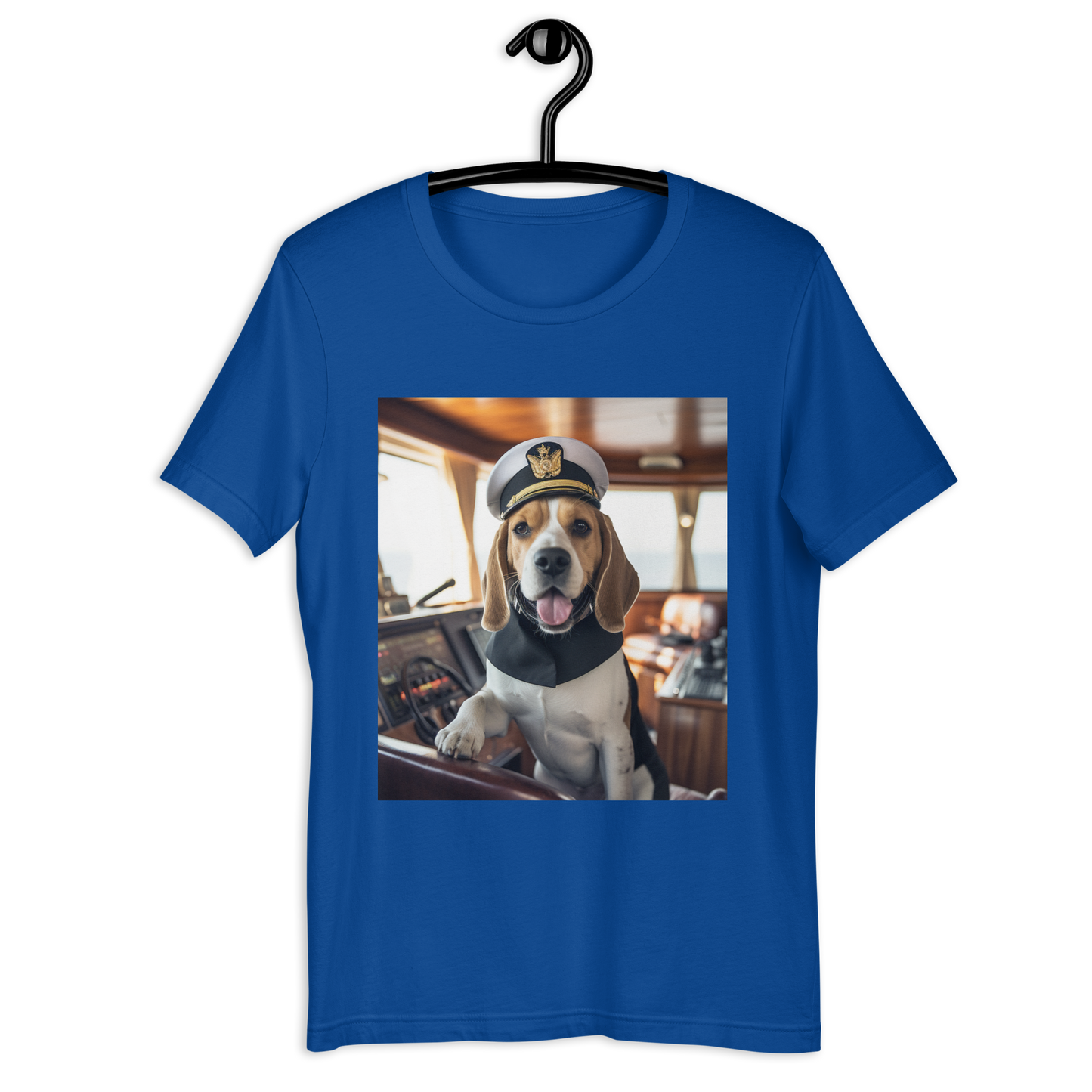 Beagle NavyOfficer Unisex t-shirt