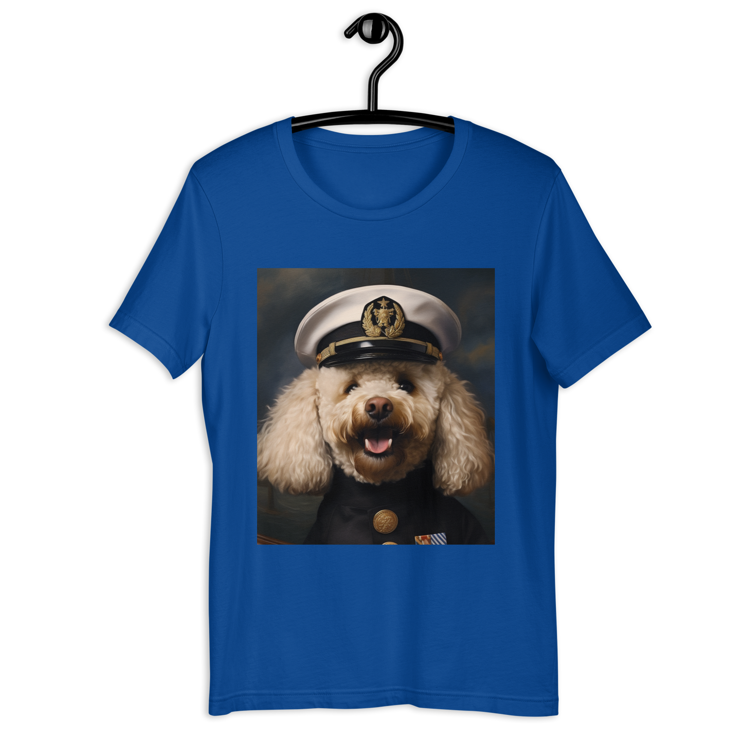 Poodle NavyOfficer Unisex t-shirt