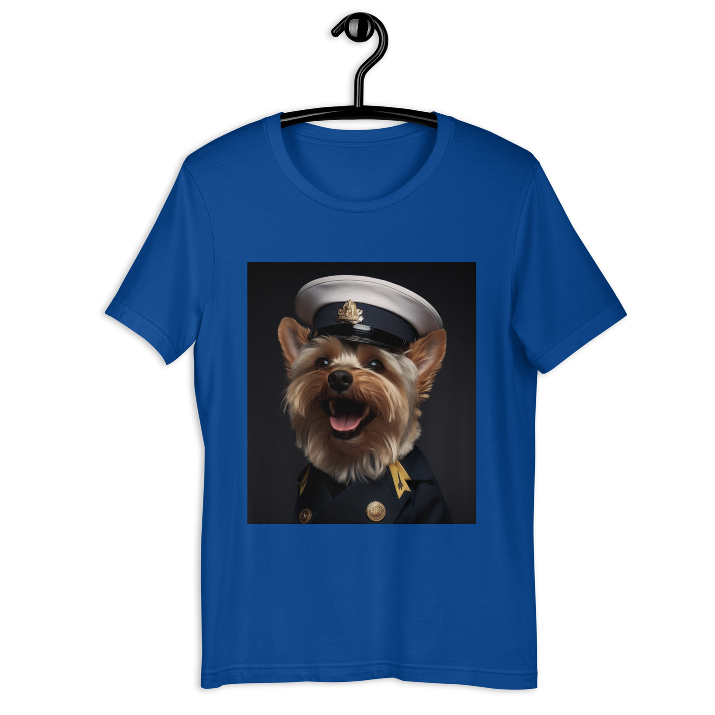 Yorkshire Terrier NavyOfficer Unisex t-shirt