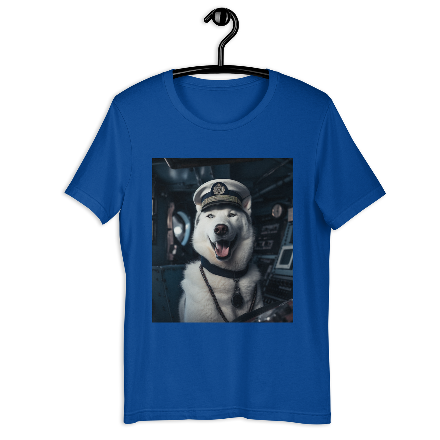 Siberian Husky NavyOfficer Unisex t-shirt