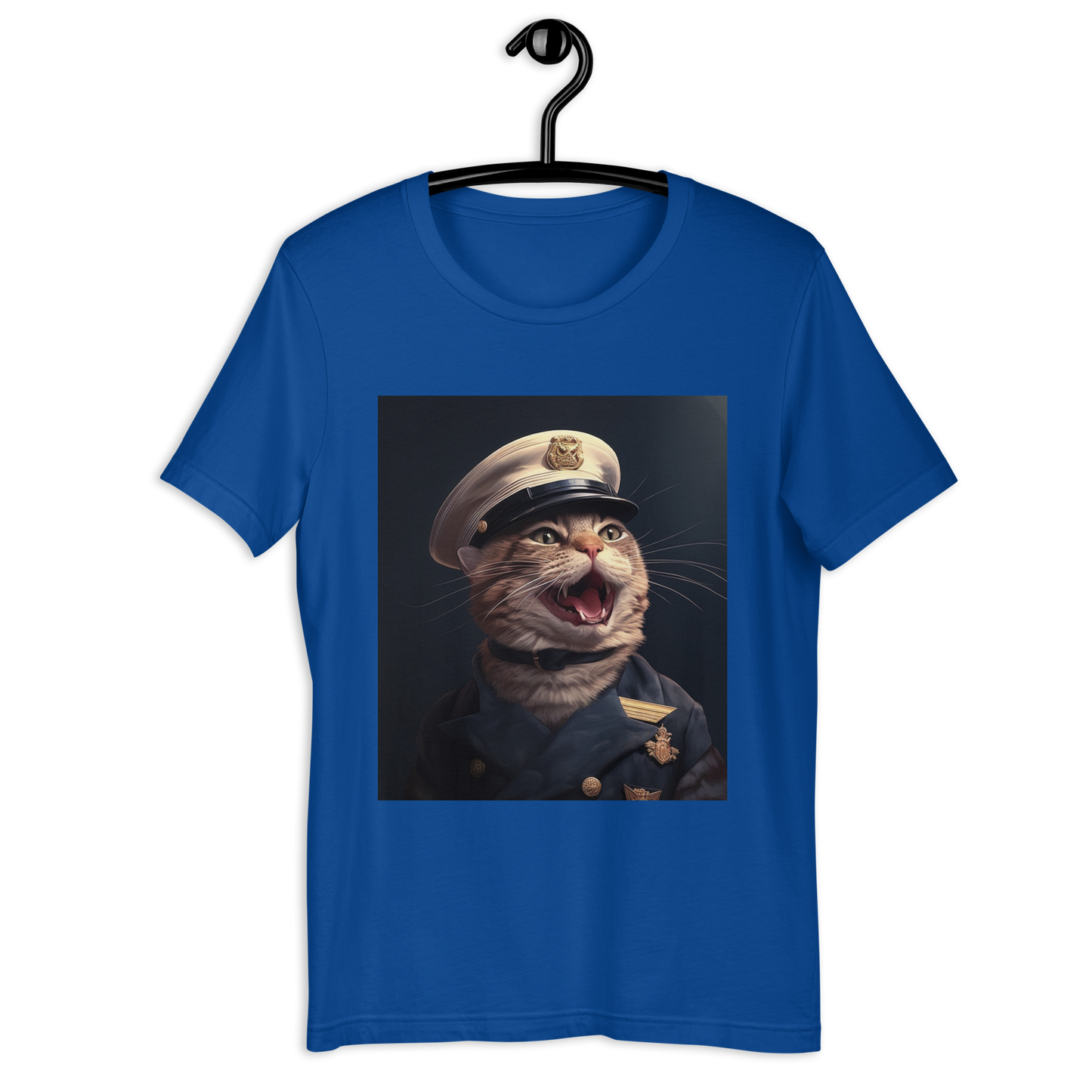 Domestic Shorthair NavyOfficer Unisex t-shirt