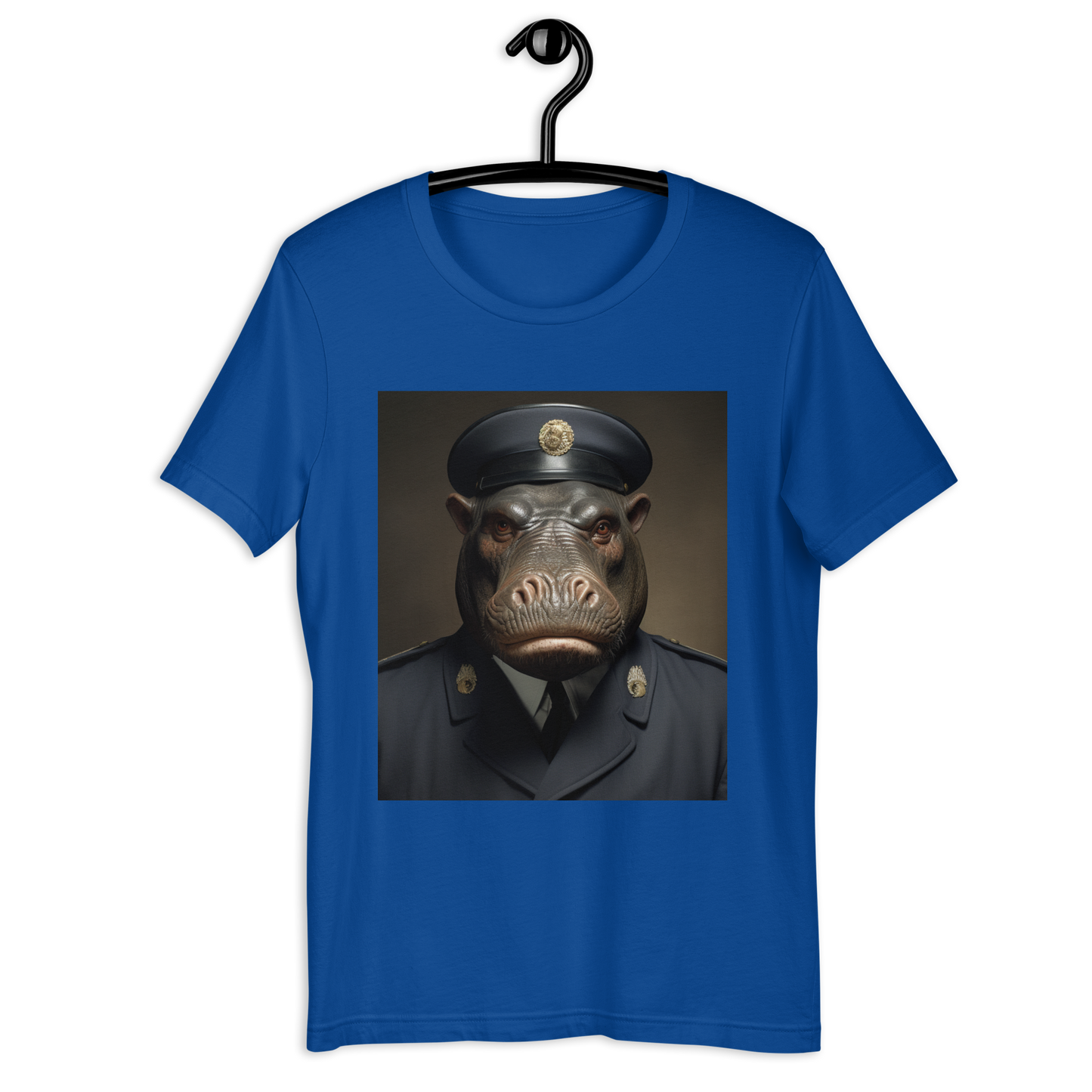 Hippo NavyOfficer Unisex t-shirt