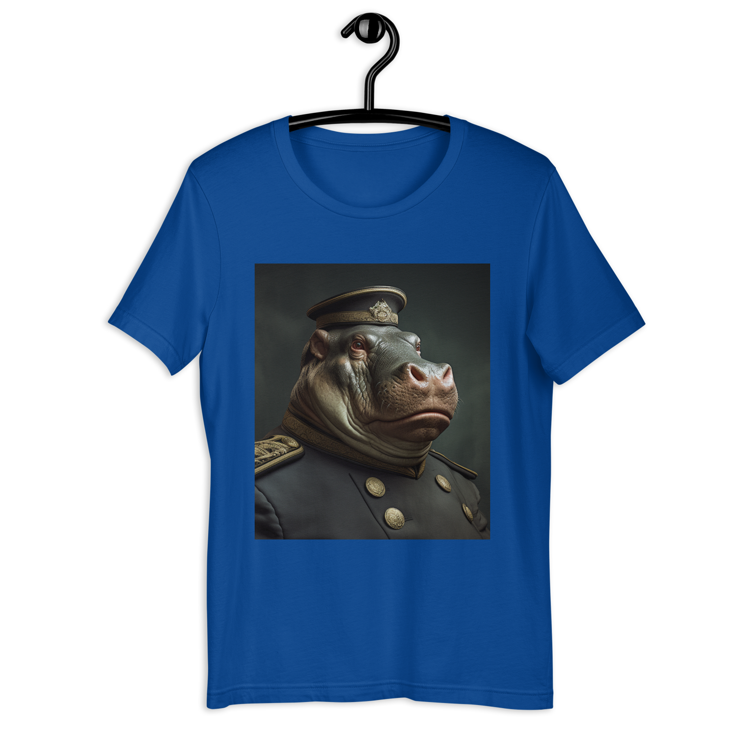 Hippo NavyOfficer Unisex t-shirt