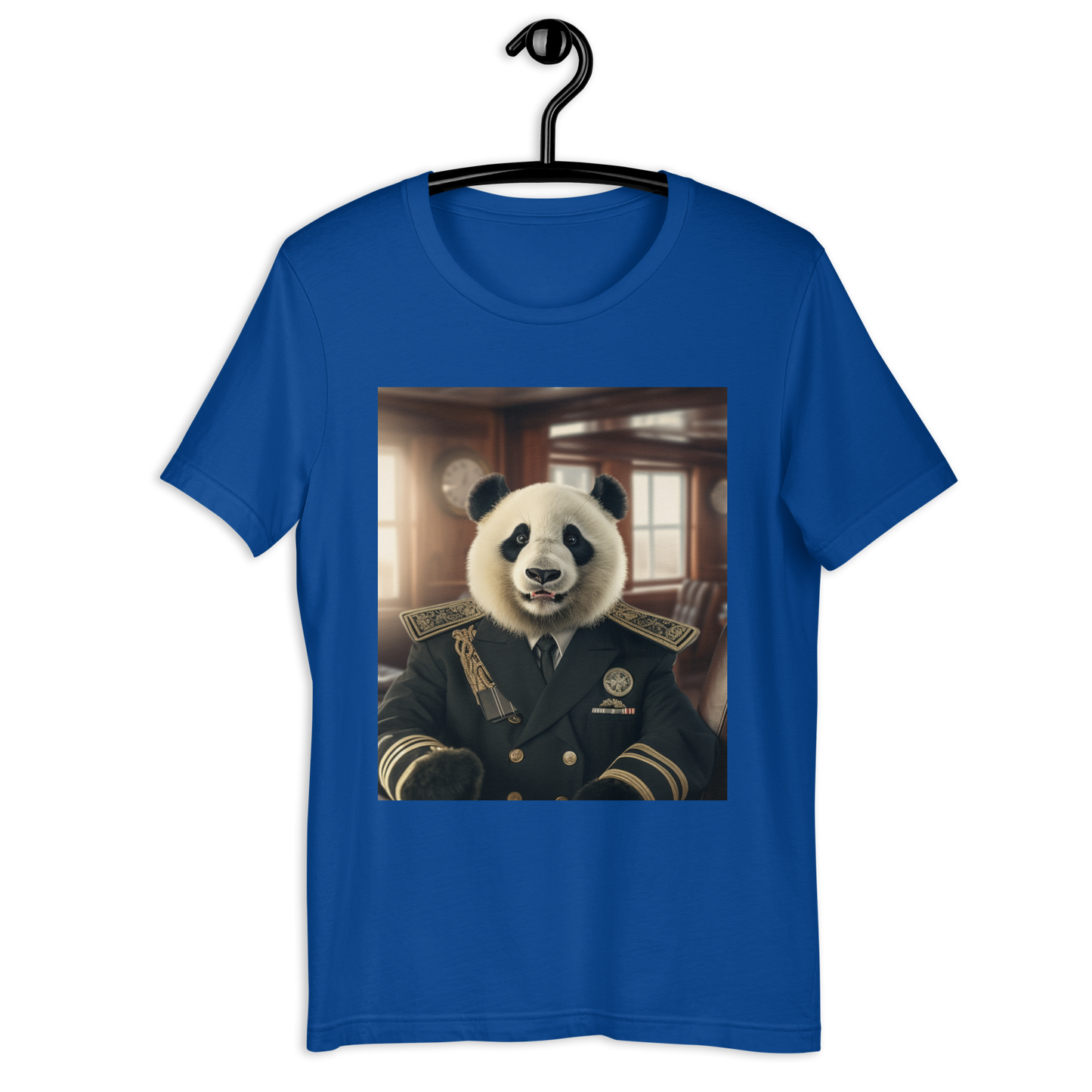 Panda NavyOfficer Unisex t-shirt