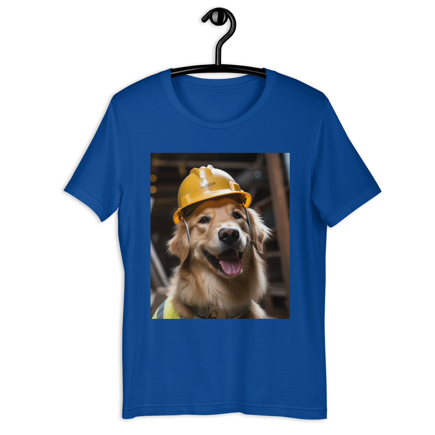 Golden Retriever ConstructionWorker Unisex t-shirt