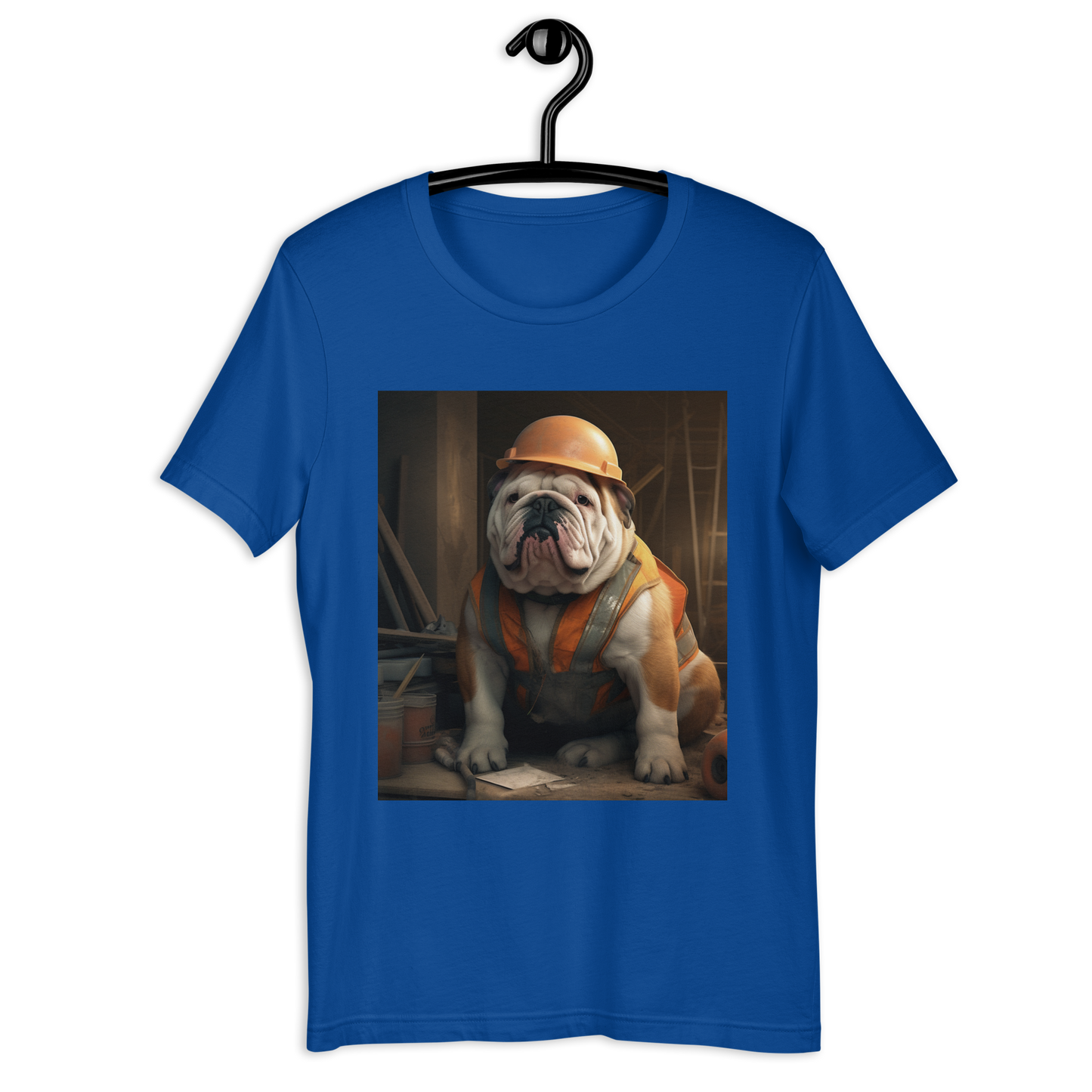 Bulldog ConstructionWorker Unisex t-shirt