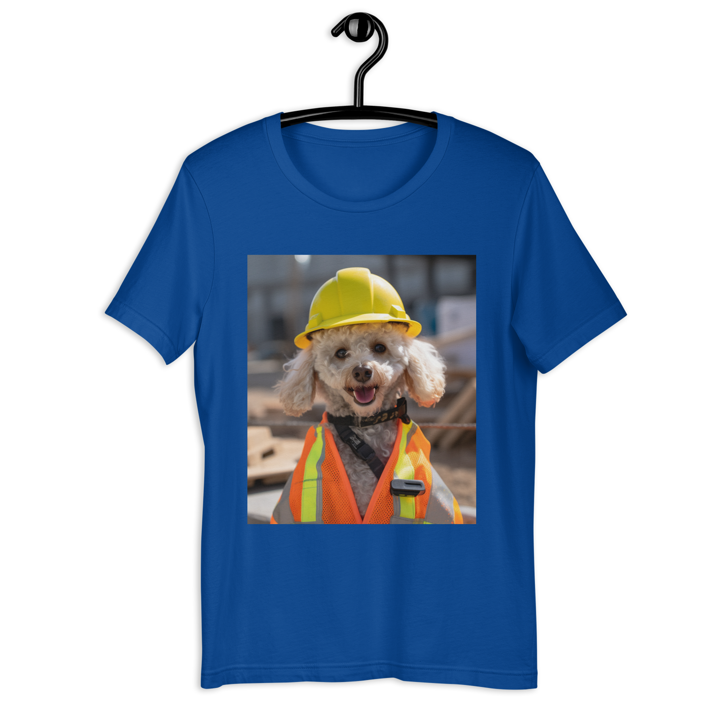 Poodle ConstructionWorker Unisex t-shirt