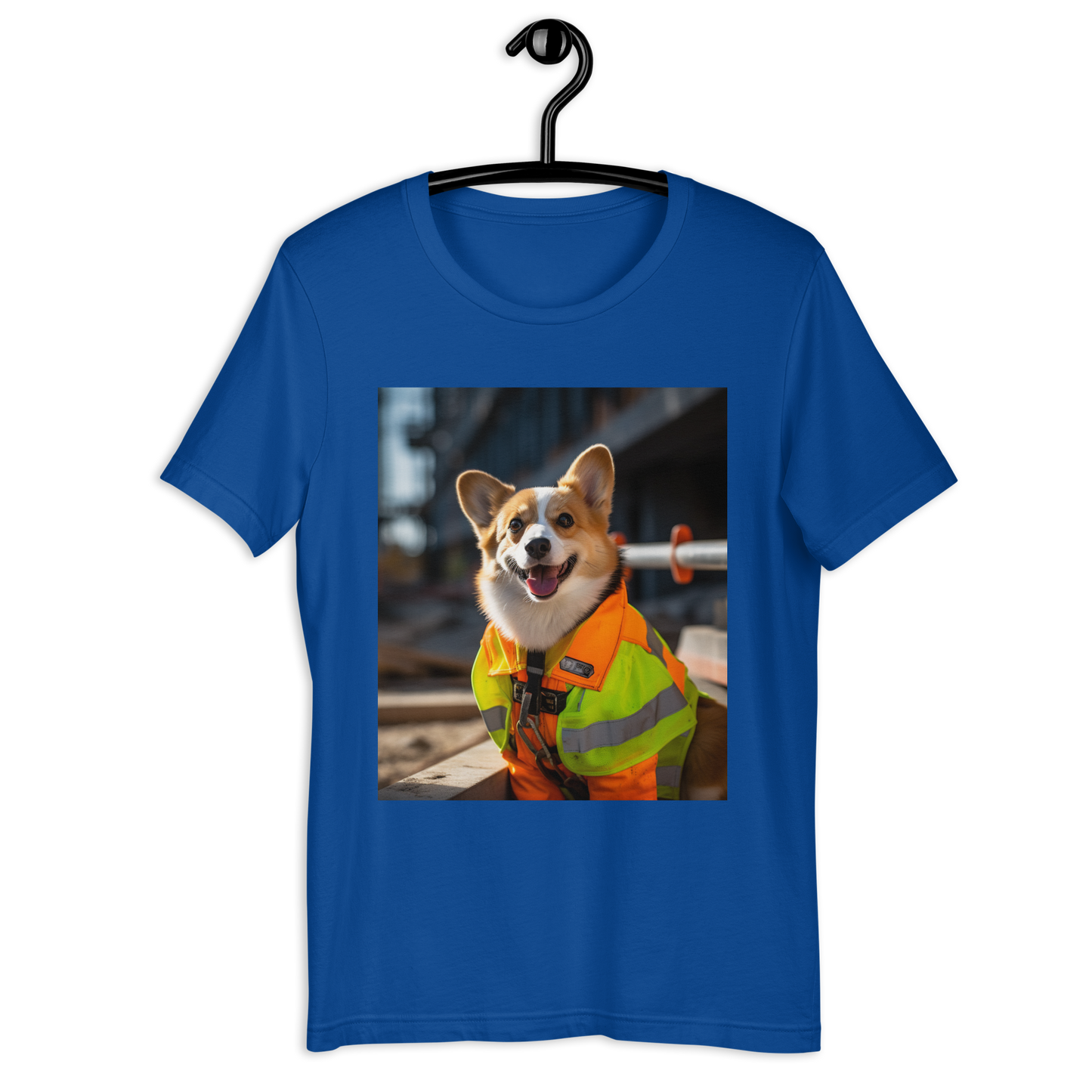 Pembroke Welsh Corgi ConstructionWorker Unisex t-shirt