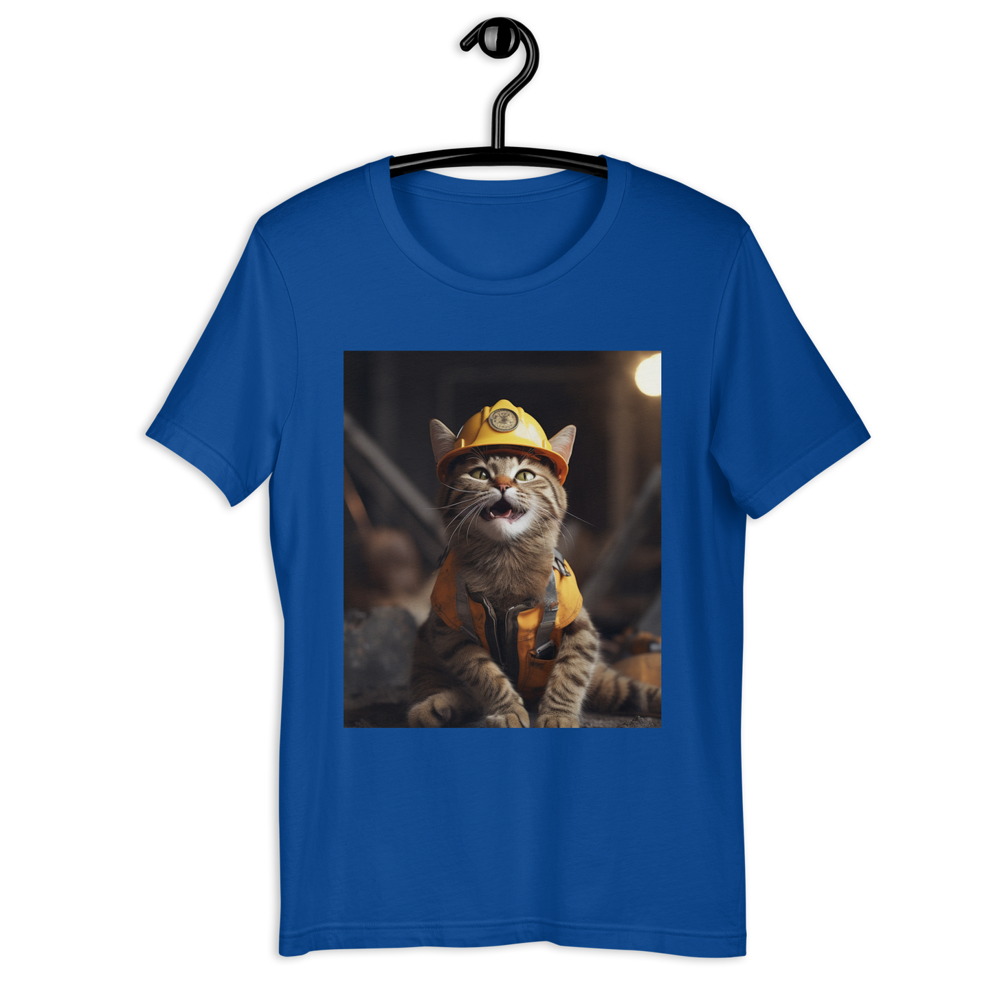 Domestic Shorthair ConstructionWorker Unisex t-shirt