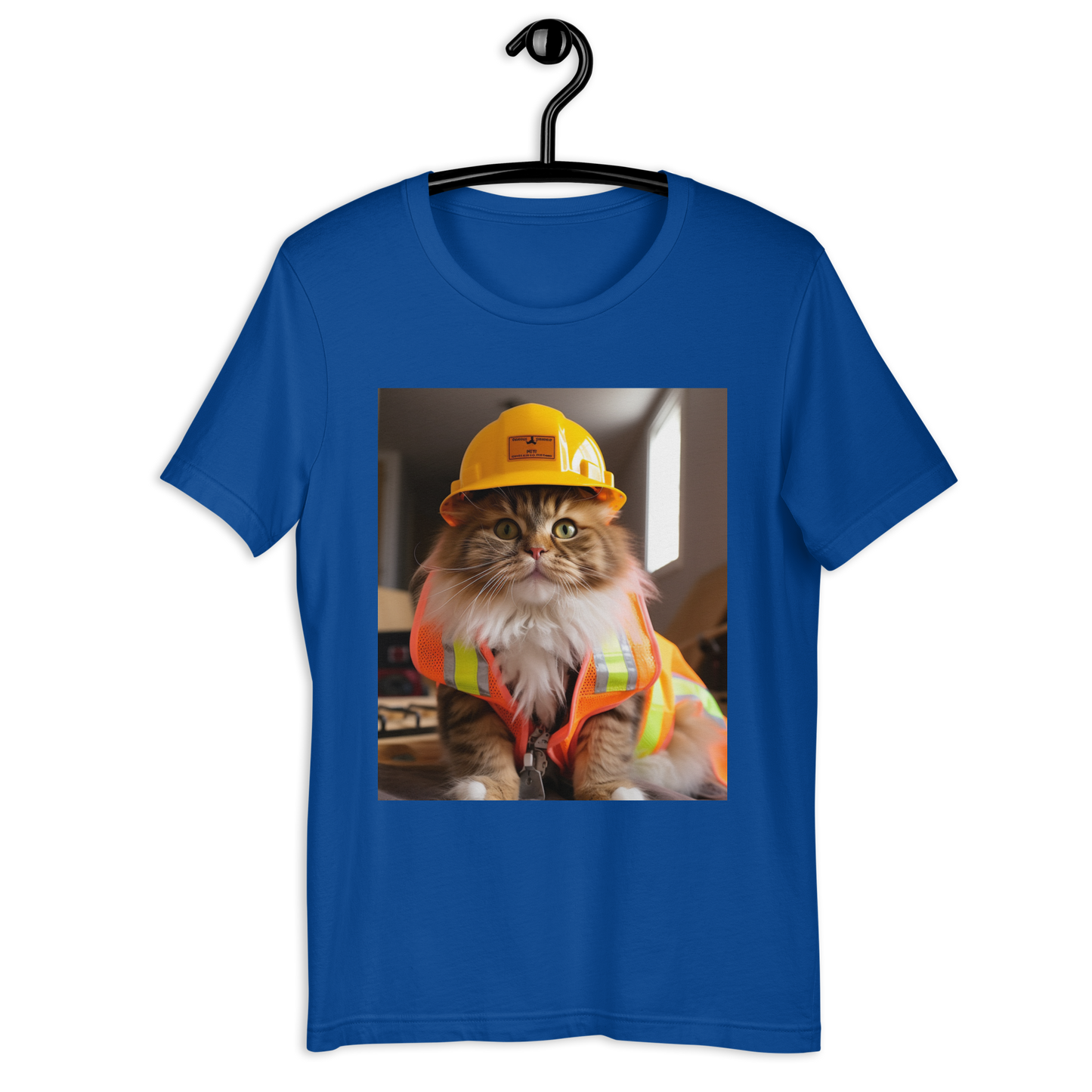 Maine Coon ConstructionWorker Unisex t-shirt