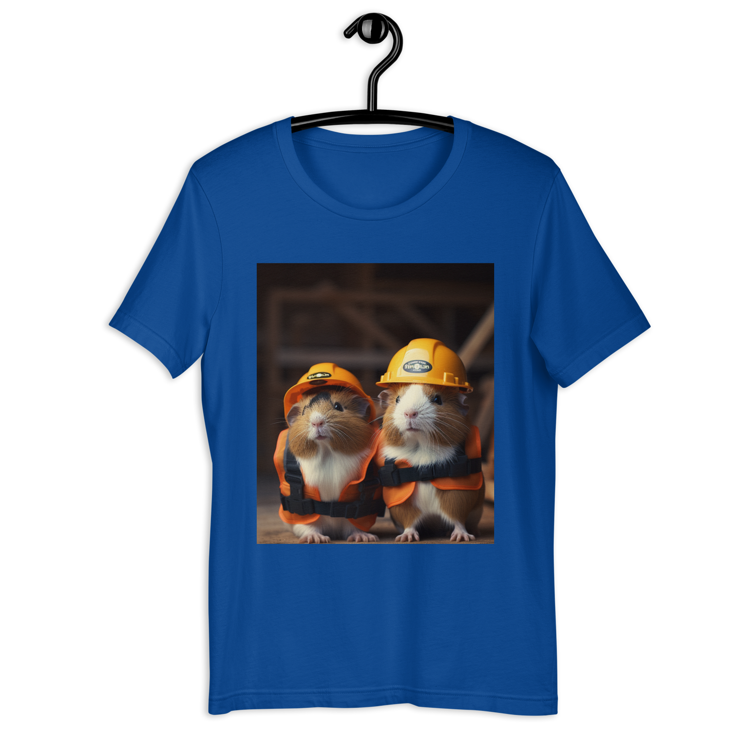 Guinea Pigs ConstructionWorker Unisex t-shirt