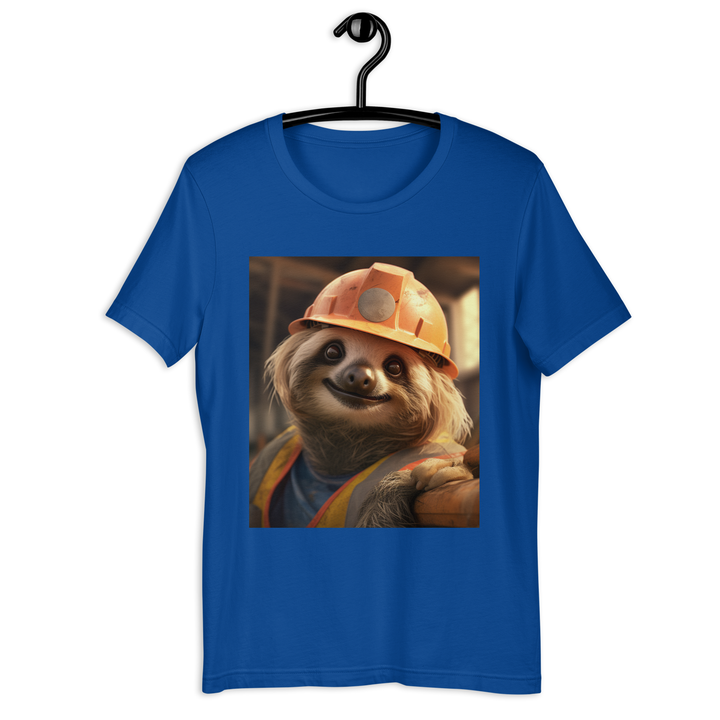 Sloth ConstructionWorker Unisex t-shirt