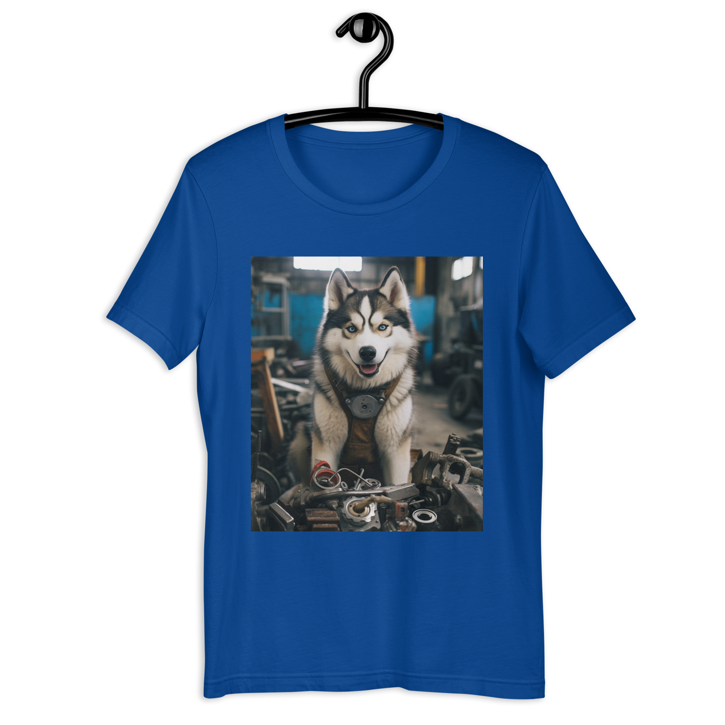 Siberian Husky AutoMechanic Unisex t-shirt