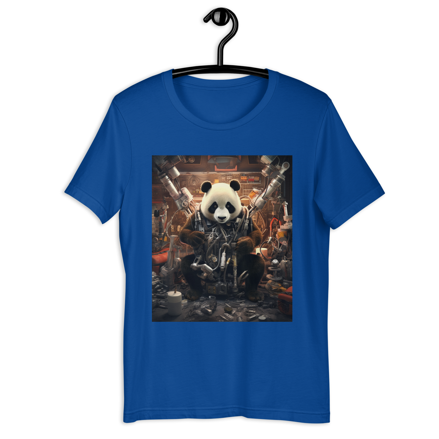 Panda AutoMechanic Unisex t-shirt