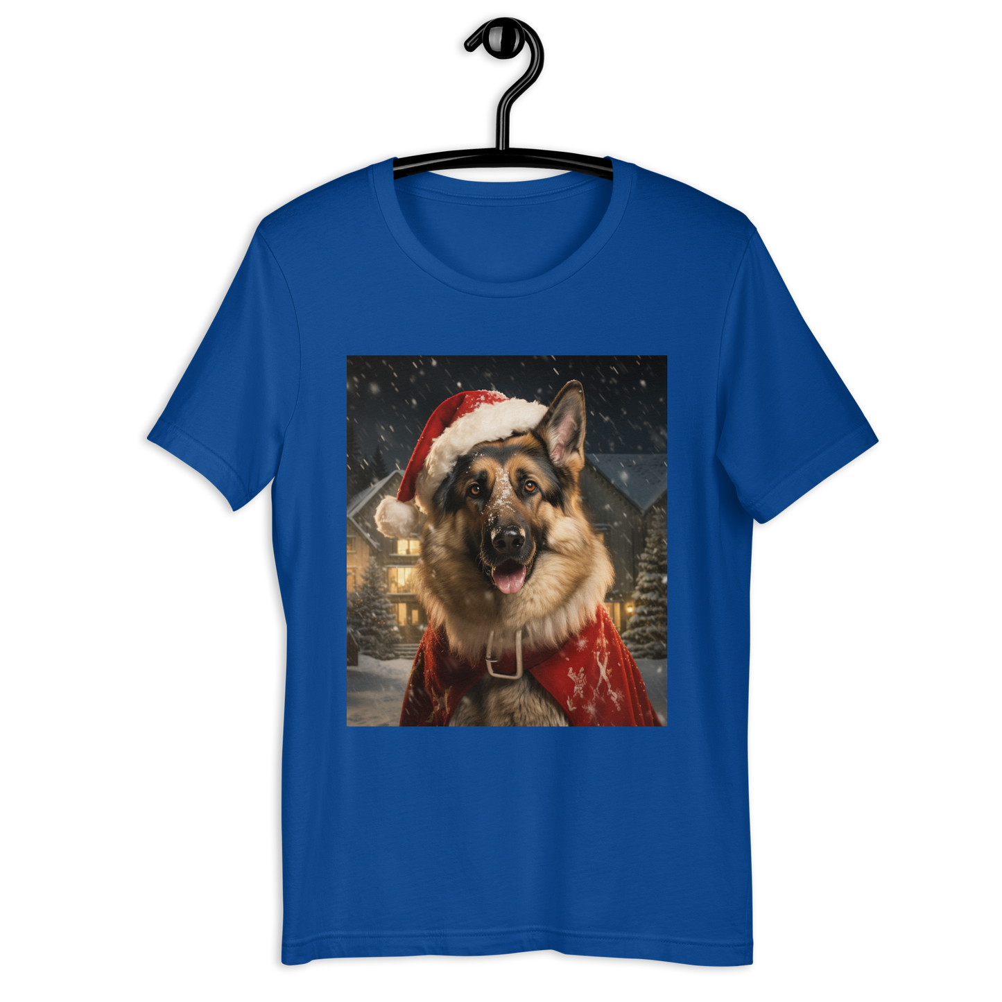 German Shepherd Christmas Unisex t-shirt