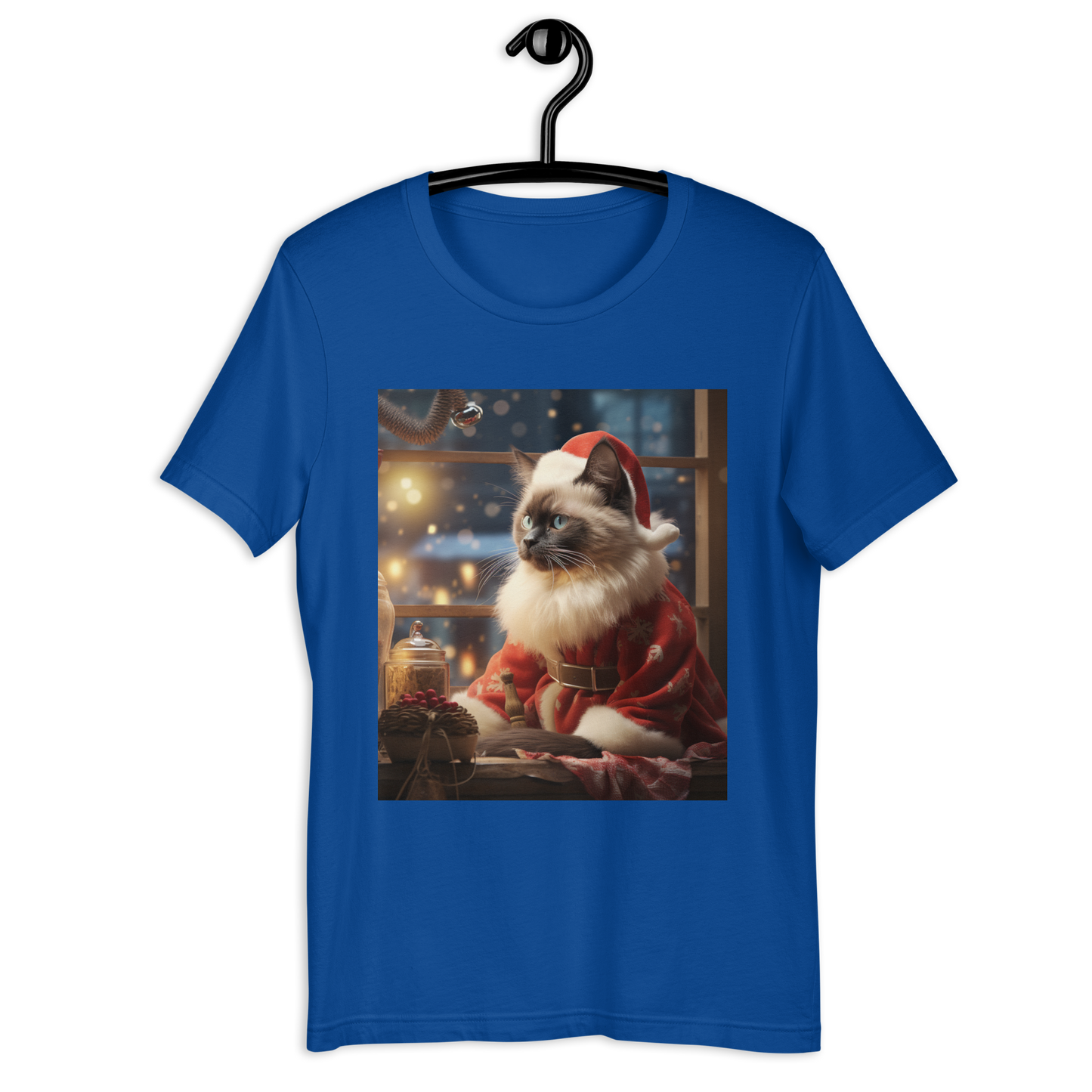 Siamese Christmas Unisex t-shirt