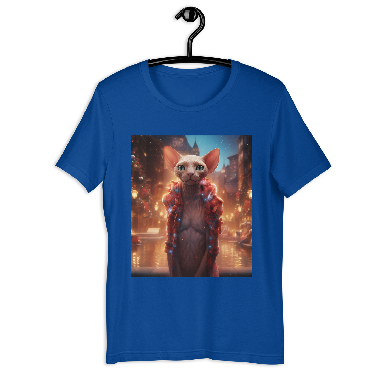 Sphynx Christmas Unisex t-shirt