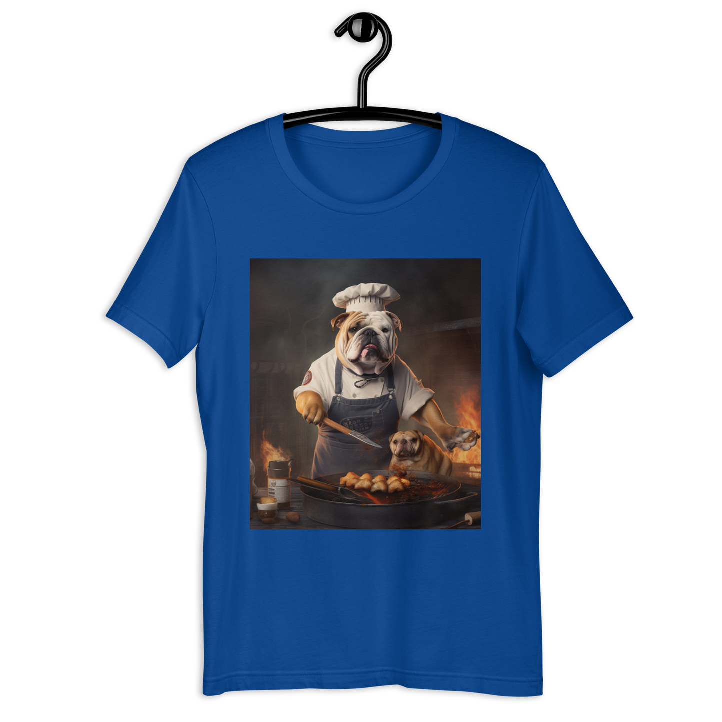 Bulldog Chef Unisex t-shirt