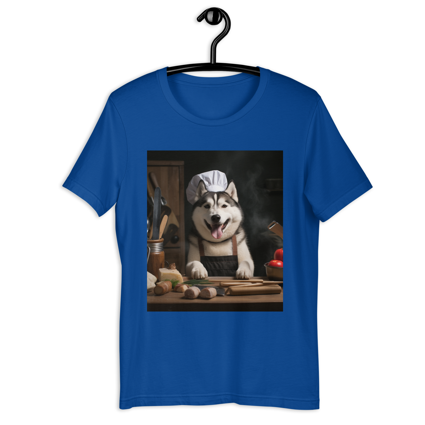 Siberian Husky Chef Unisex t-shirt