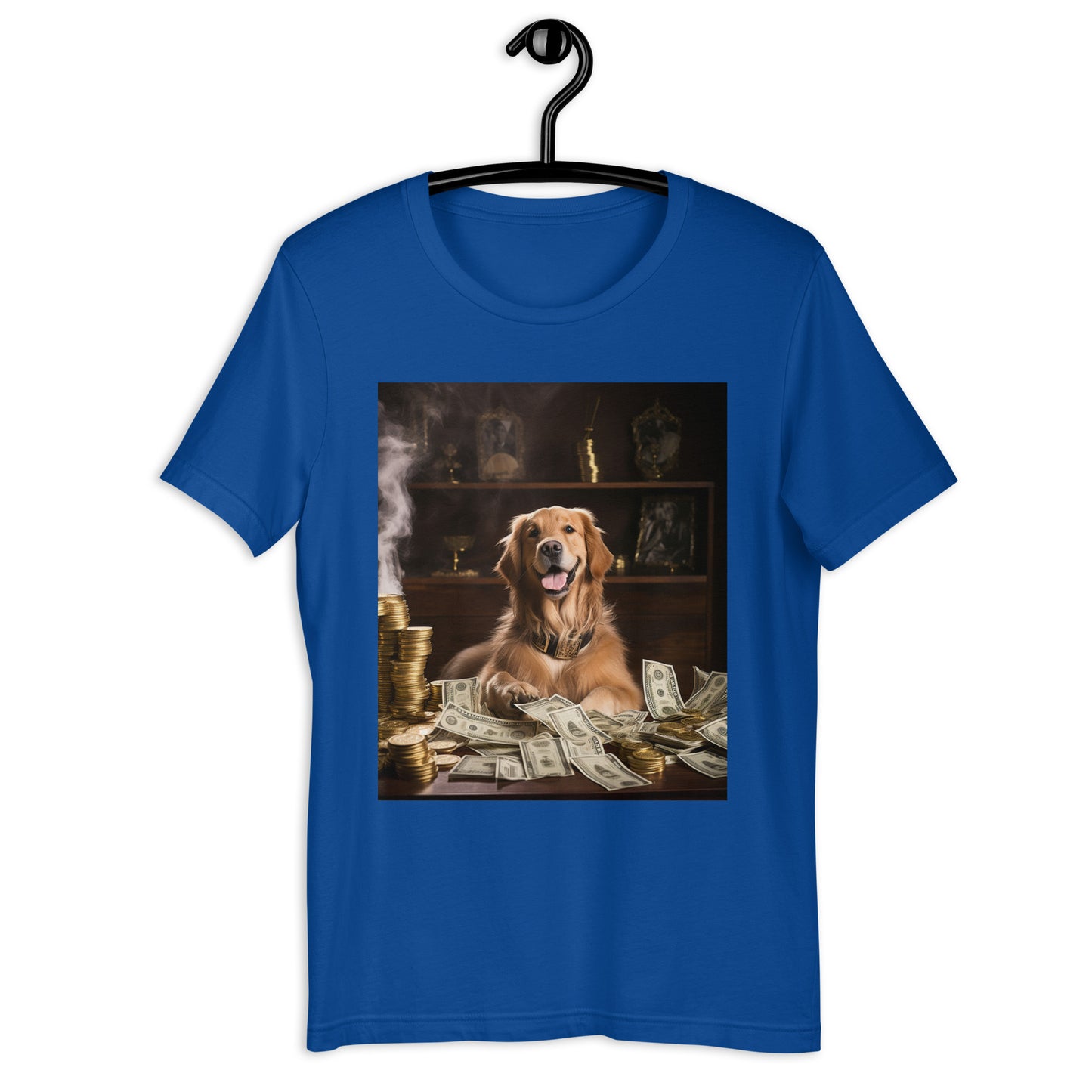 Golden Retriever Millionaire Unisex t-shirt