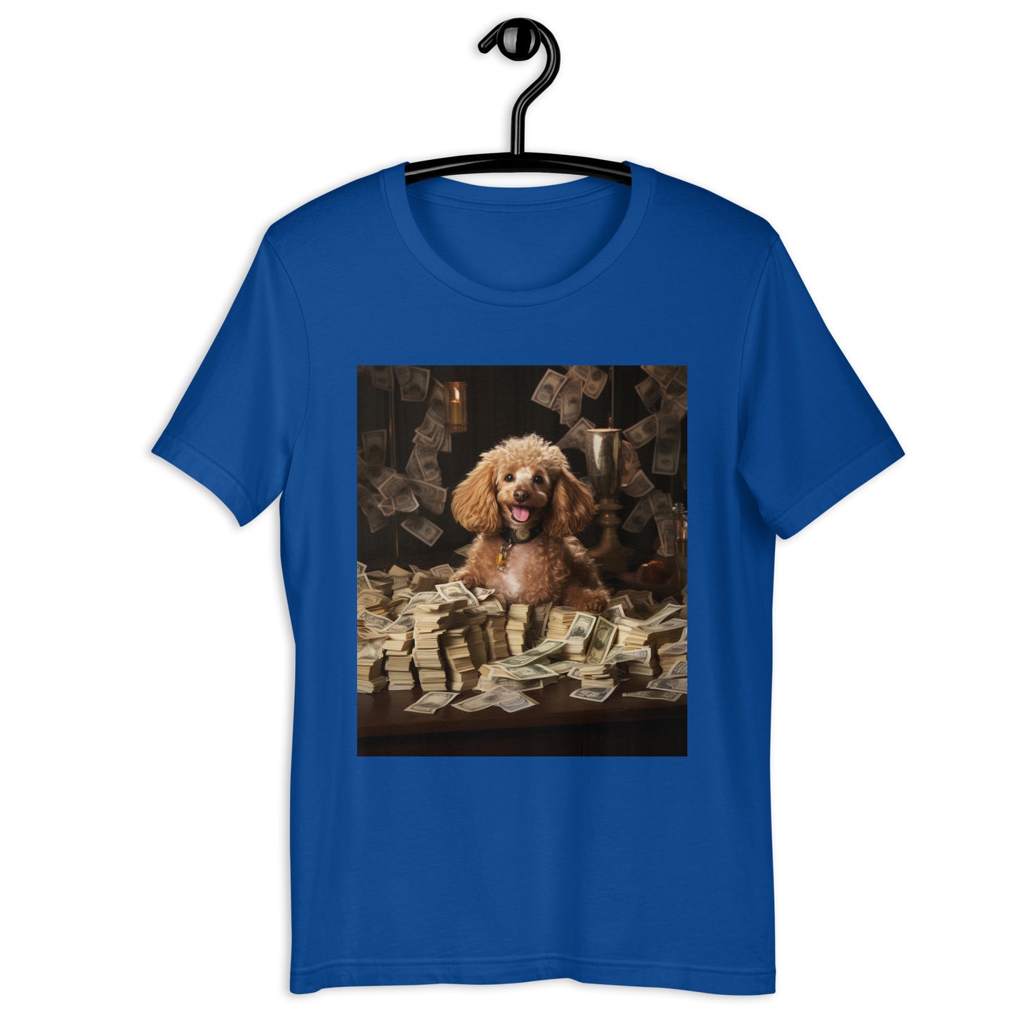 Poodle Millionaire Unisex t-shirt