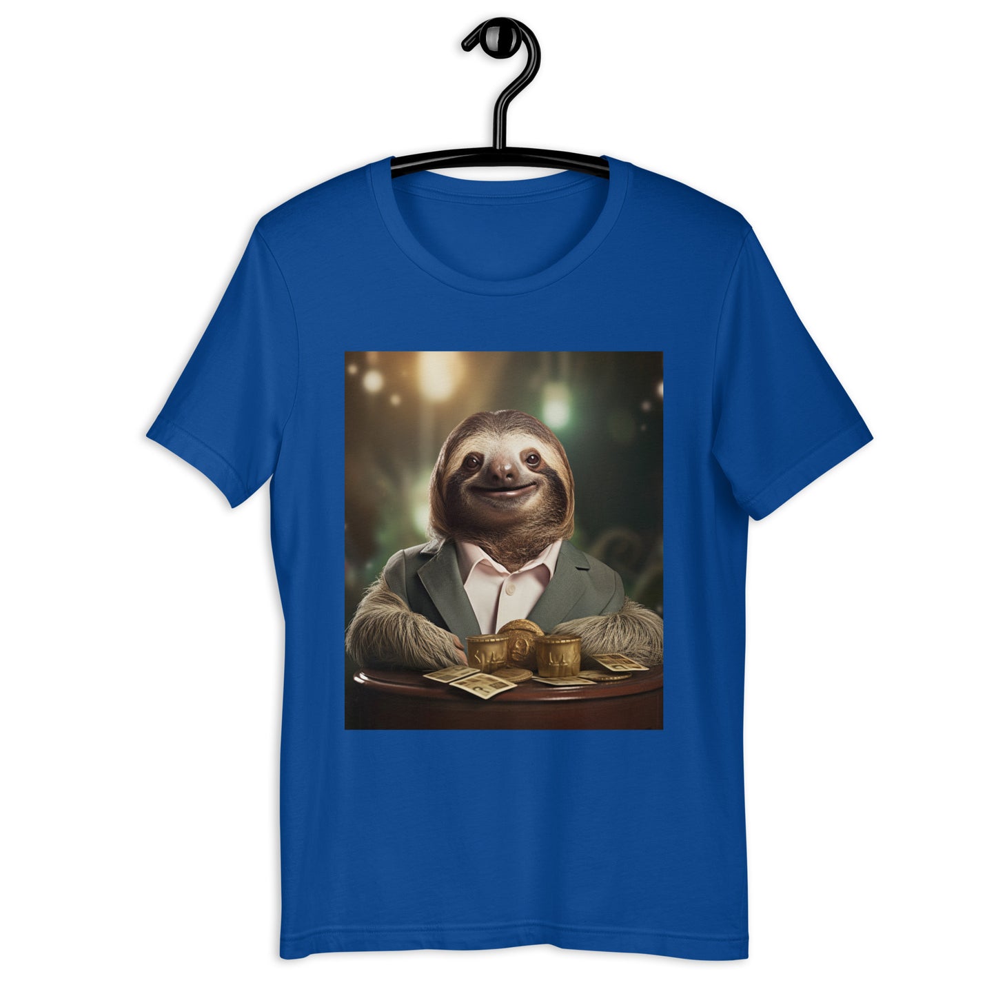 Sloth Millionaire Unisex t-shirt