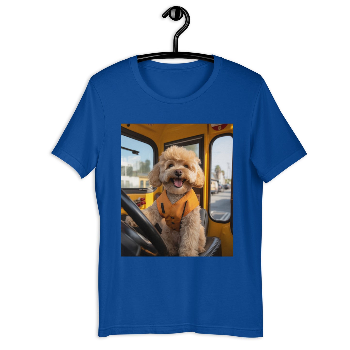 Poodle Bus Driver Unisex t-shirt