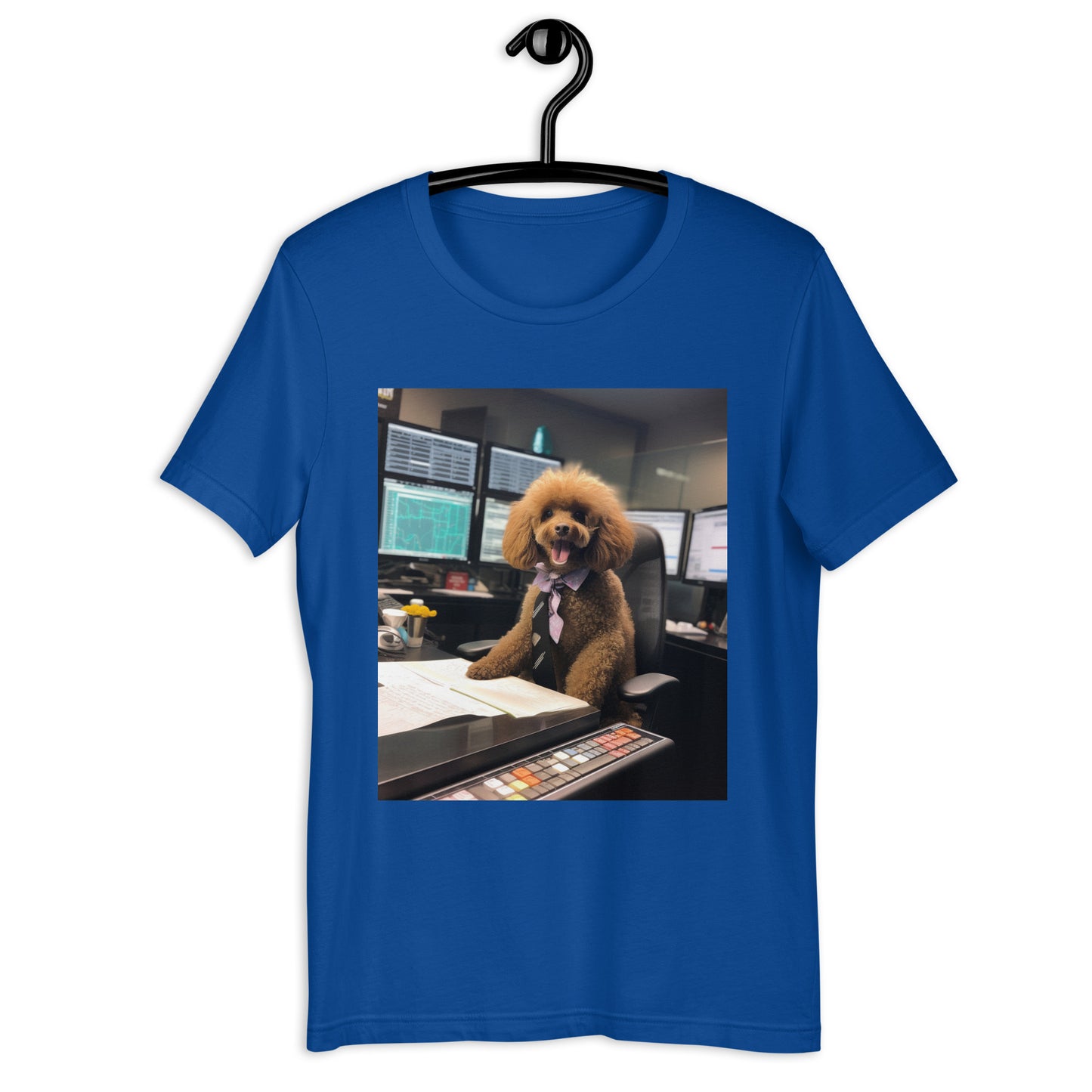 Poodle Stock Trader Unisex t-shirt