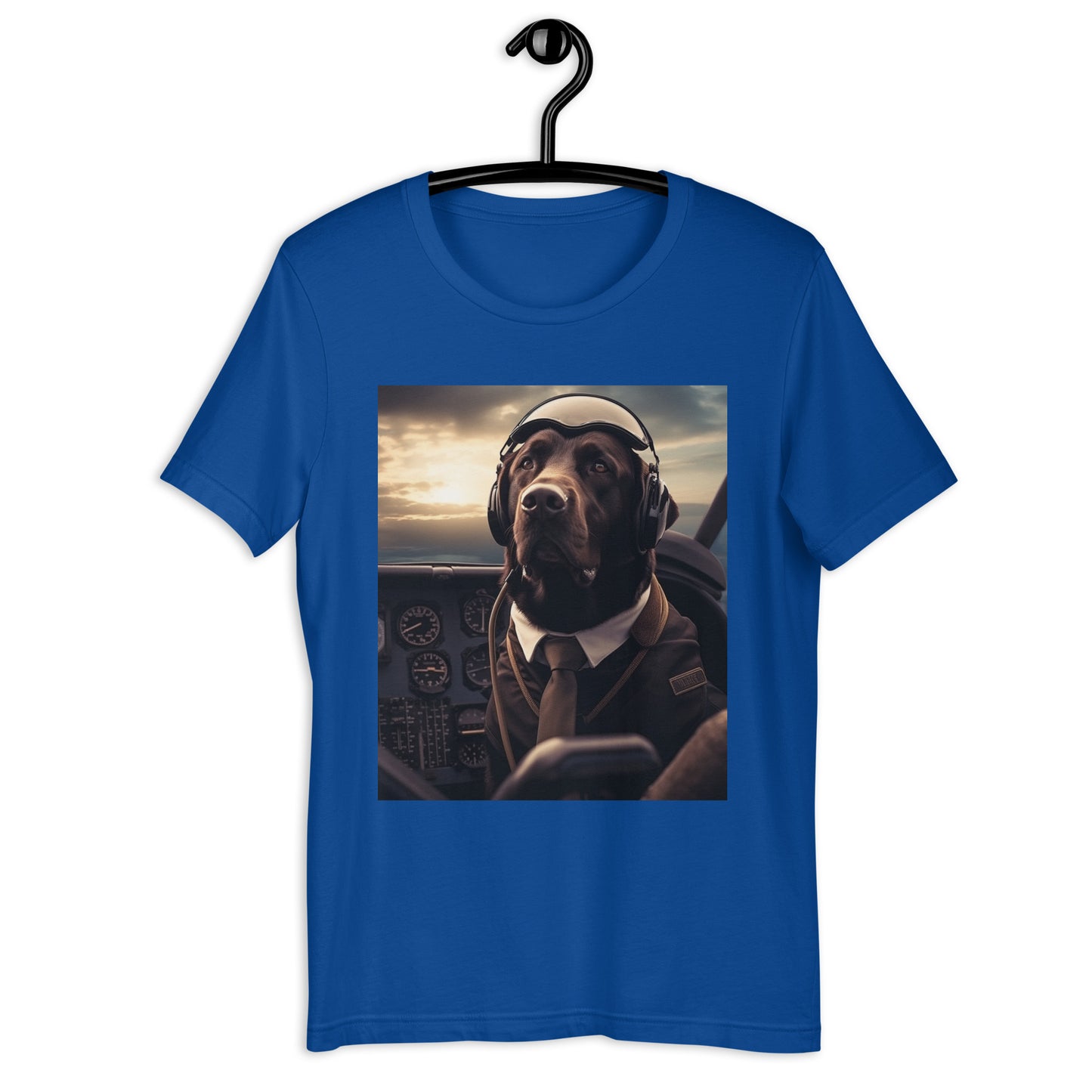 Labrador Retriever Air Force Officer Unisex t-shirt