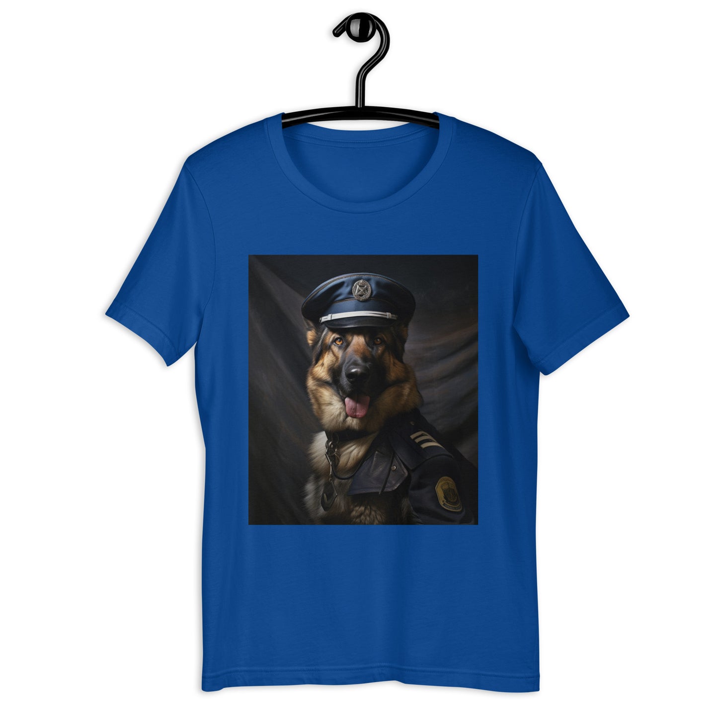 German Shepherd Air Force Officer Unisex t-shirt