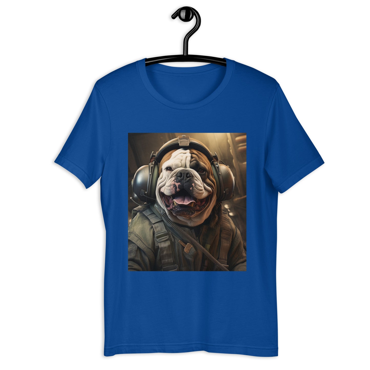 Bulldog Air Force Officer Unisex t-shirt