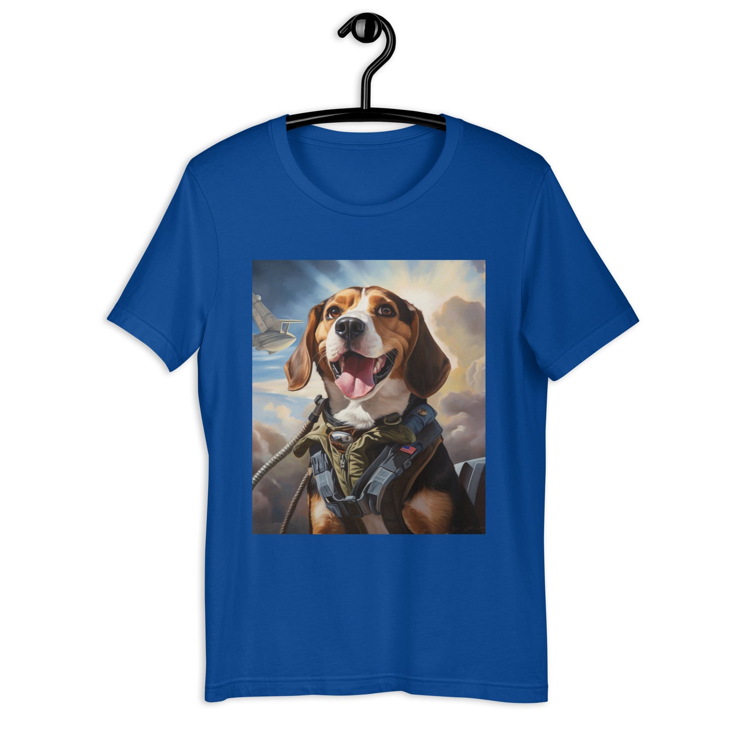 Beagle Air Force Officer Unisex t-shirt