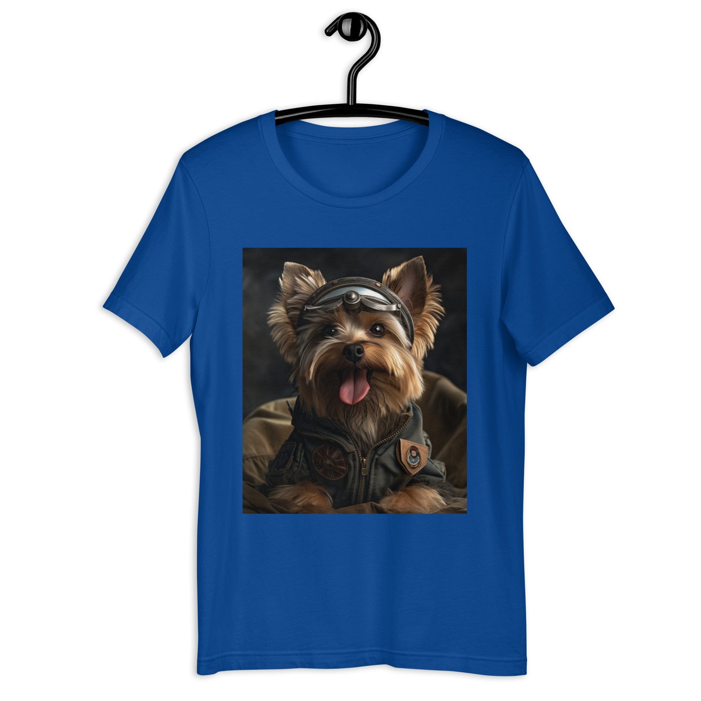 Yorkshire Terrier Air Force Officer Unisex t-shirt