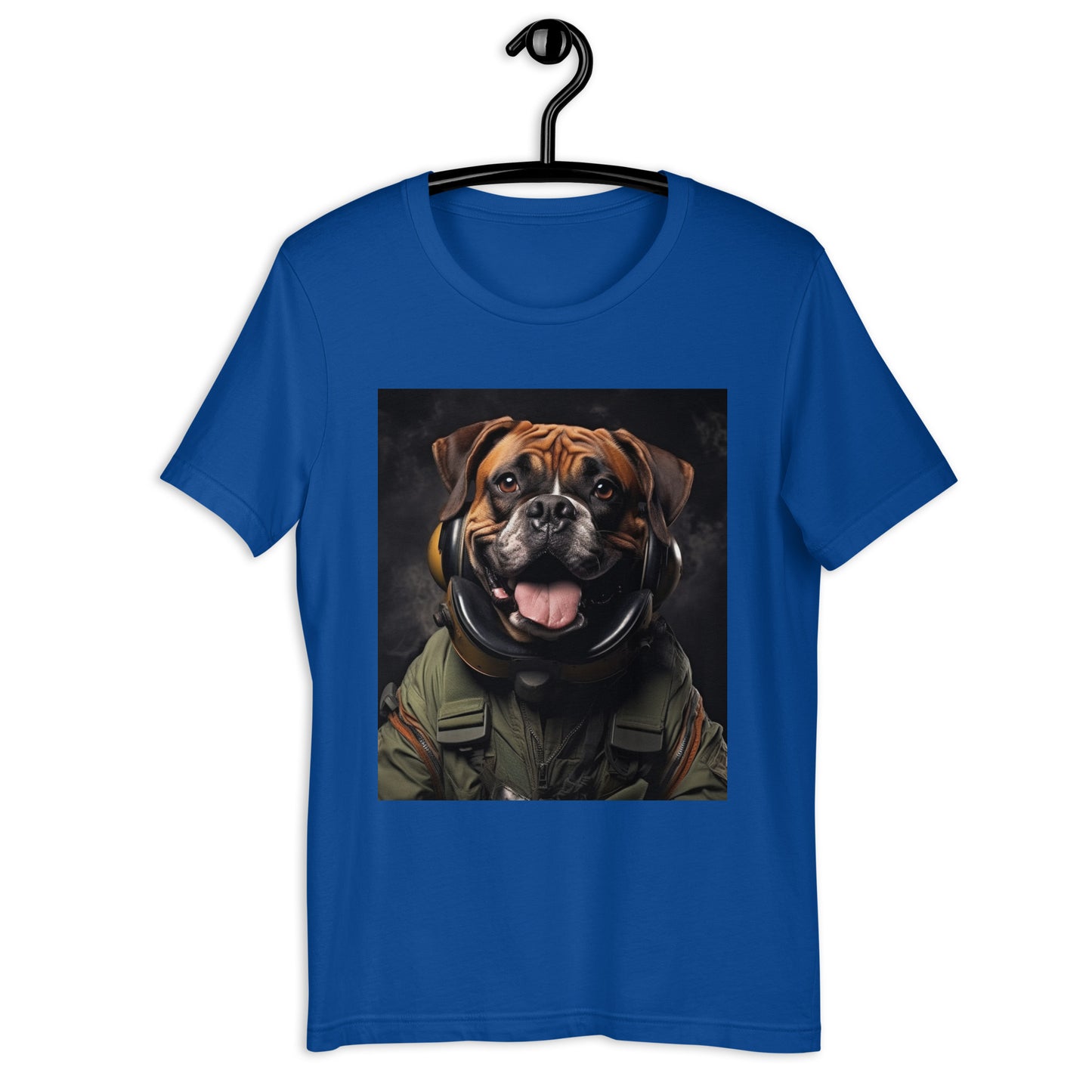 Boxer Air Force Officer Unisex t-shirt