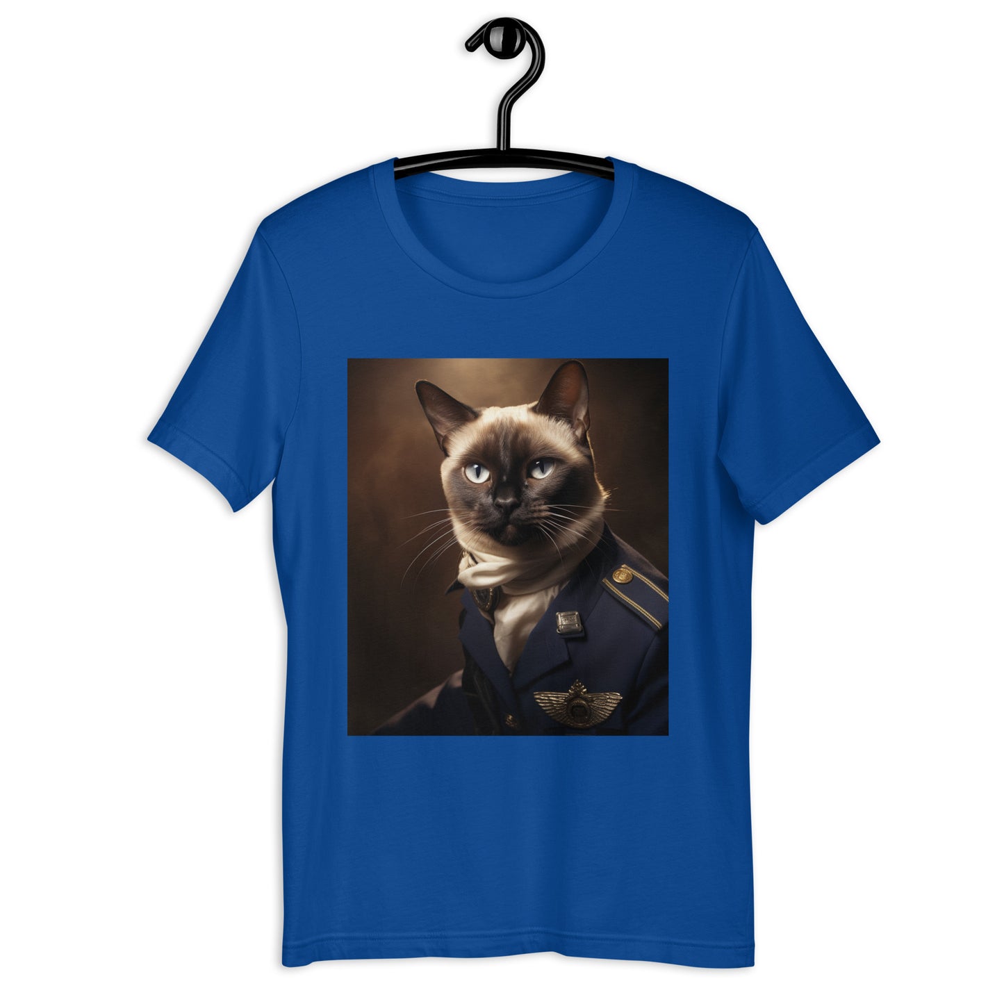 Siamese Air Force Officer Unisex t-shirt